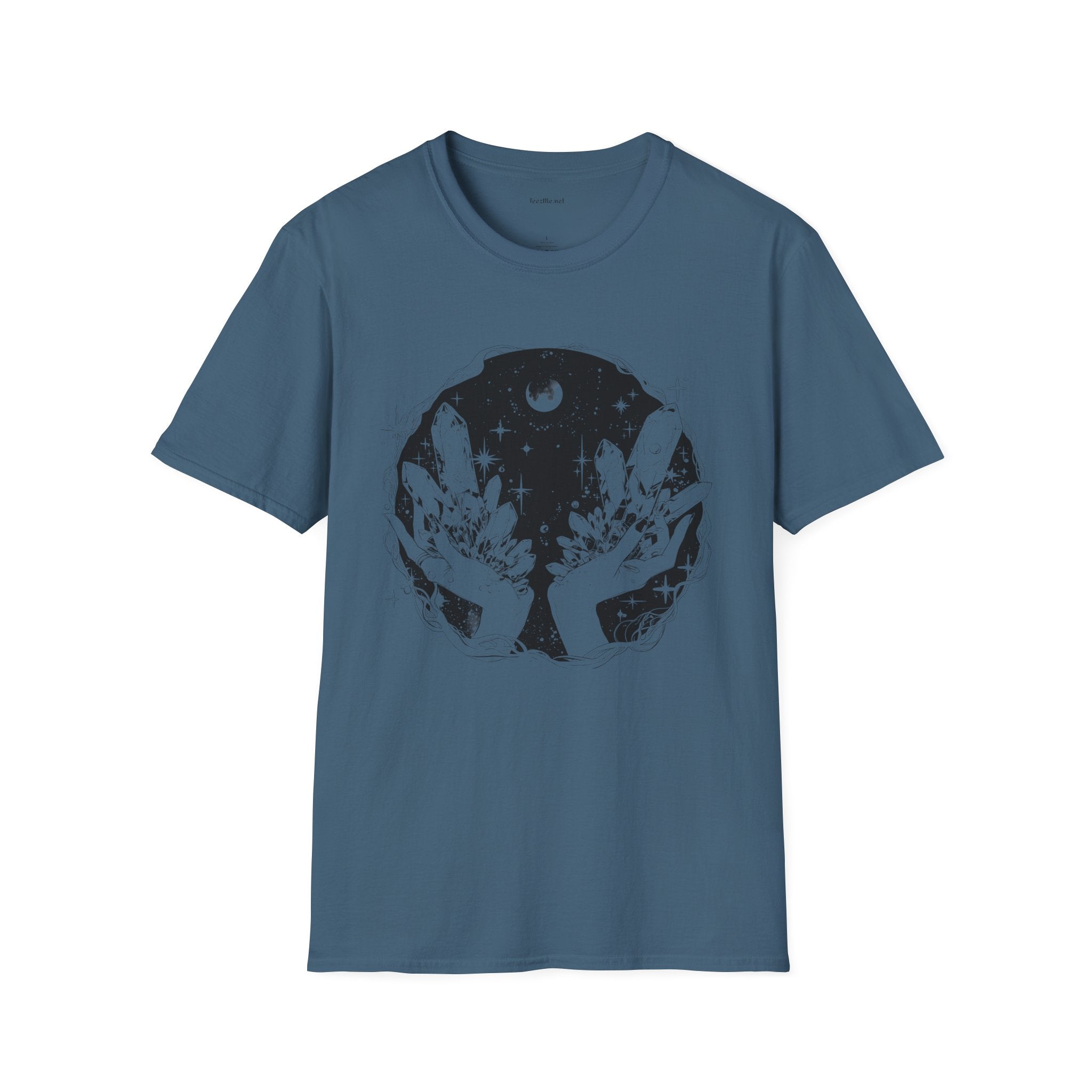 Crystal Moon Magic  - Unisex Softstyle T-Shirt 100% Cotton Graphic