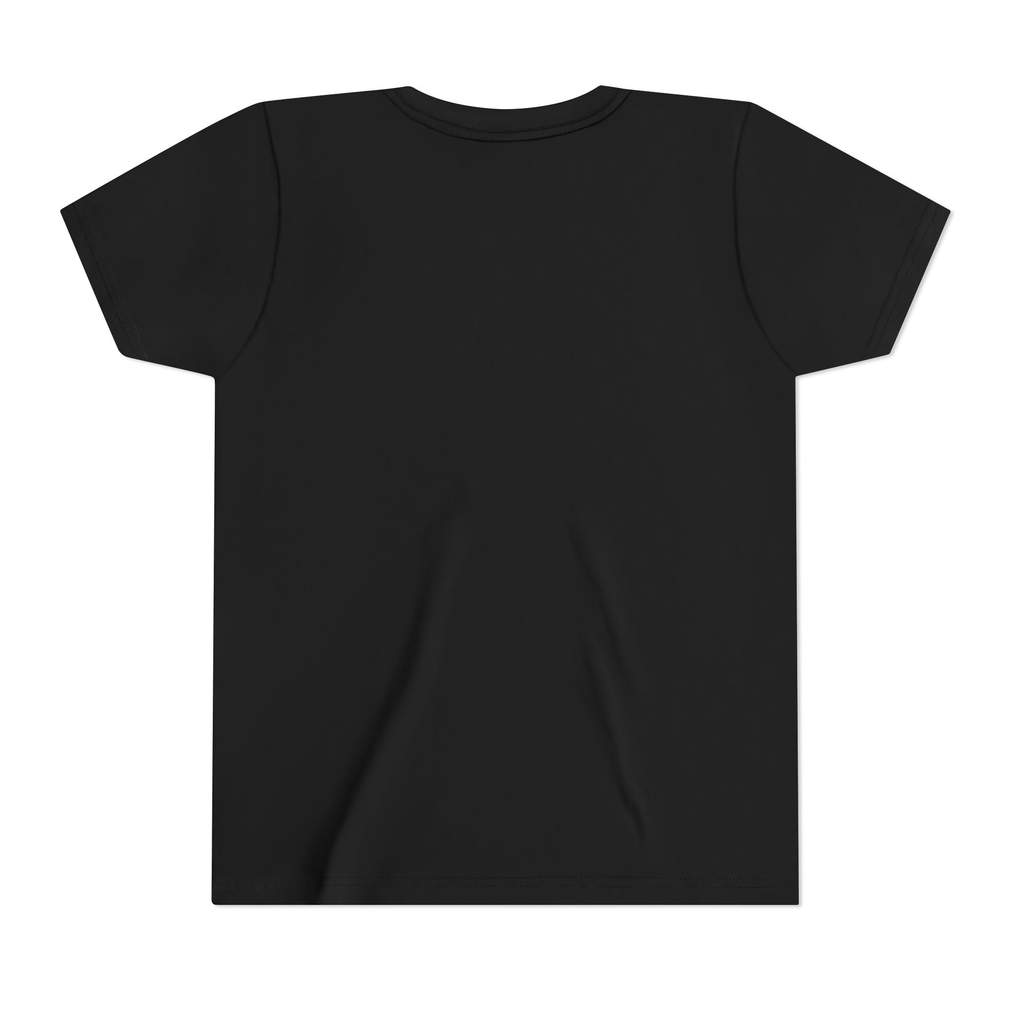 Youth Cheer Megaphone T‑Shirt — Purple Cheer Graphic Tee for Kids