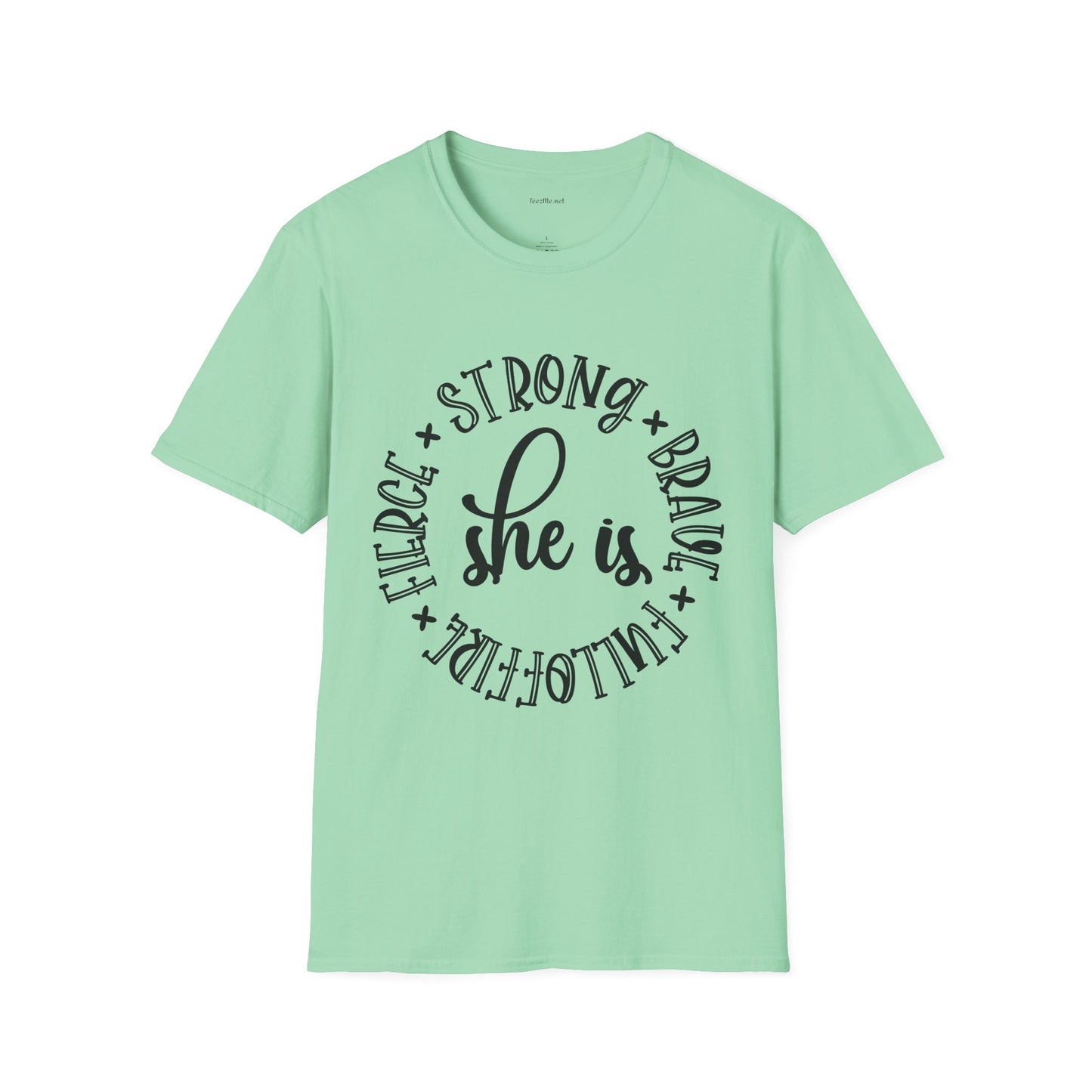 She is Strong - Unisex Softstyle T-Shirt 100% Cotton Graphic