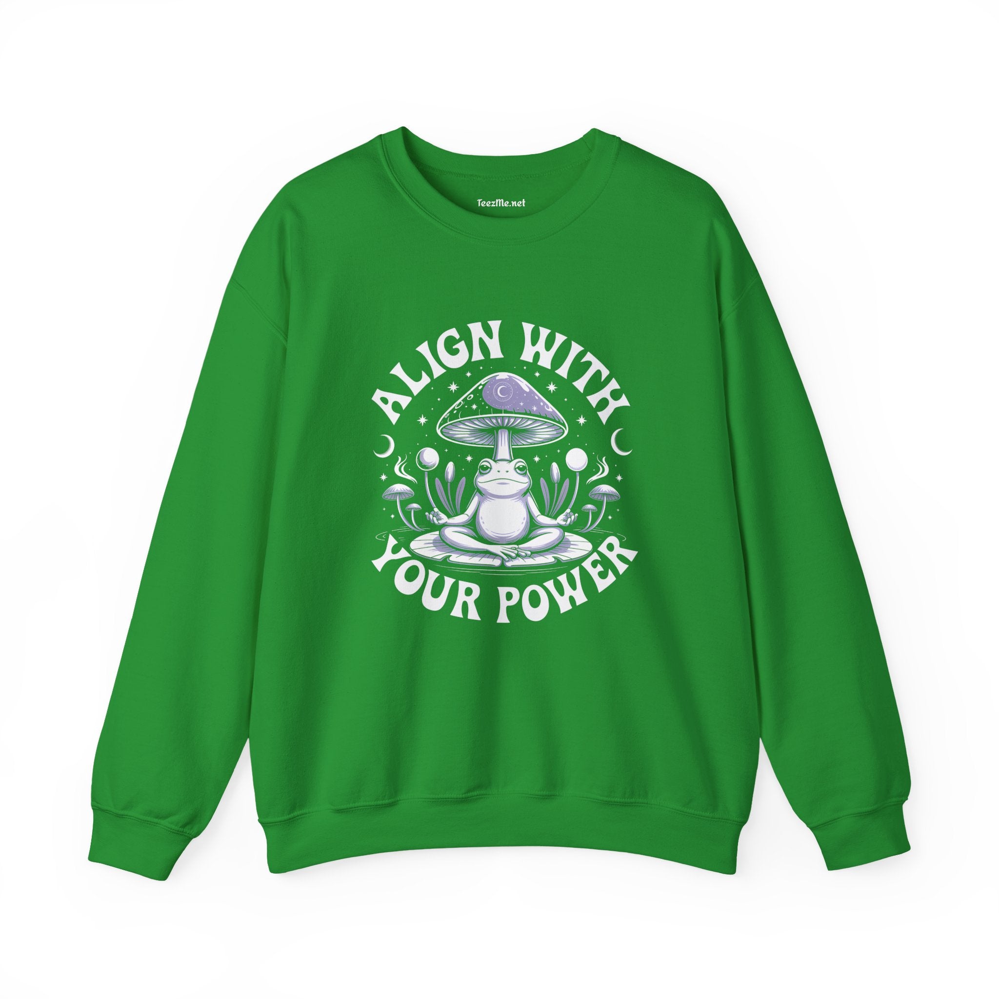 Align With Your Power Frog Unisex Heavy Blend™ Crewneck Sweatshirt