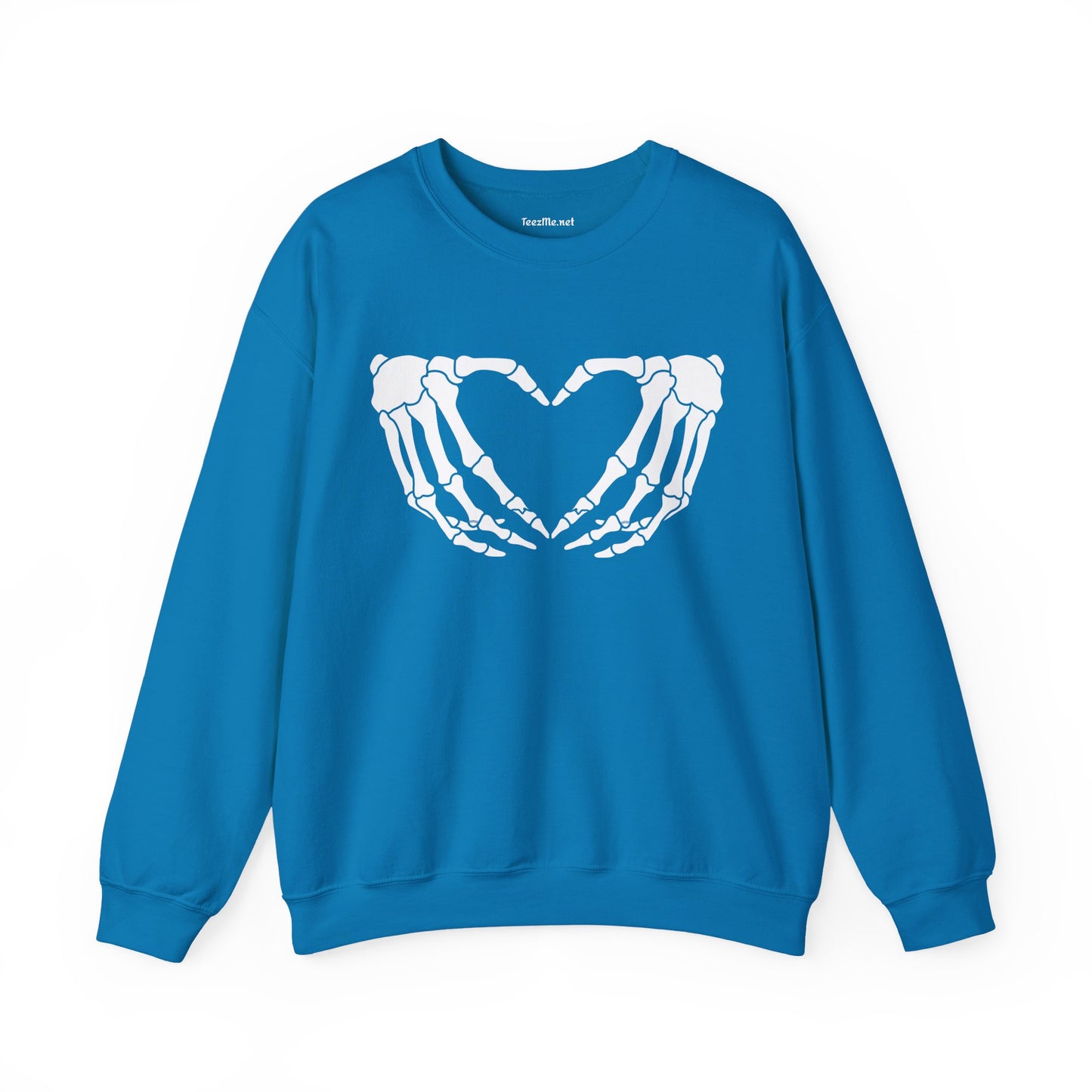 Skeleton Heart Hand Unisex Heavy Blend™ Crewneck Sweatshirt