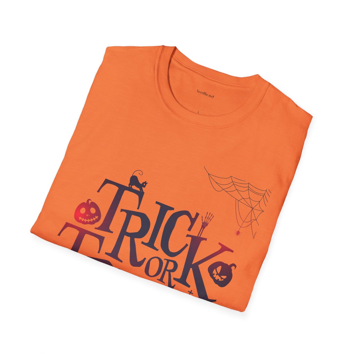 Trick or Treat - Unisex Softstyle T-Shirt 100% Cotton Graphic