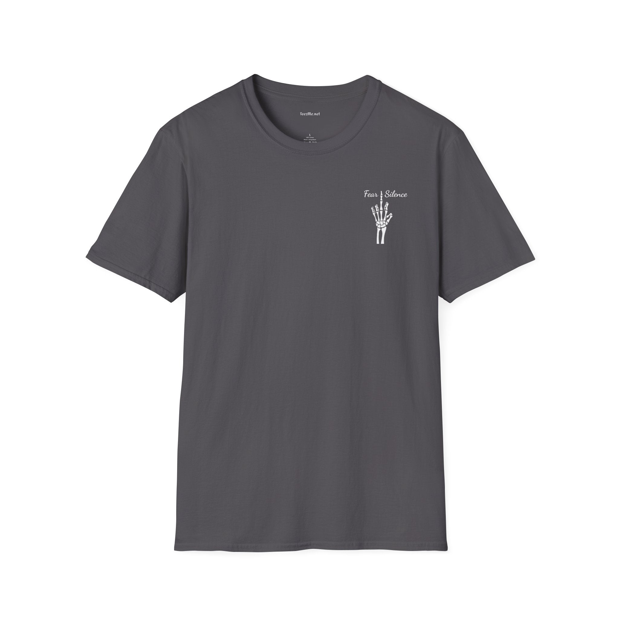 Fear Silence - Unisex Softstyle T-Shirt 100% Cotton Graphic