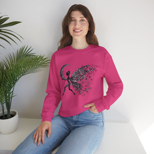 Moon Fairy 01 Unisex Heavy Blend™ Crewneck Sweatshirt