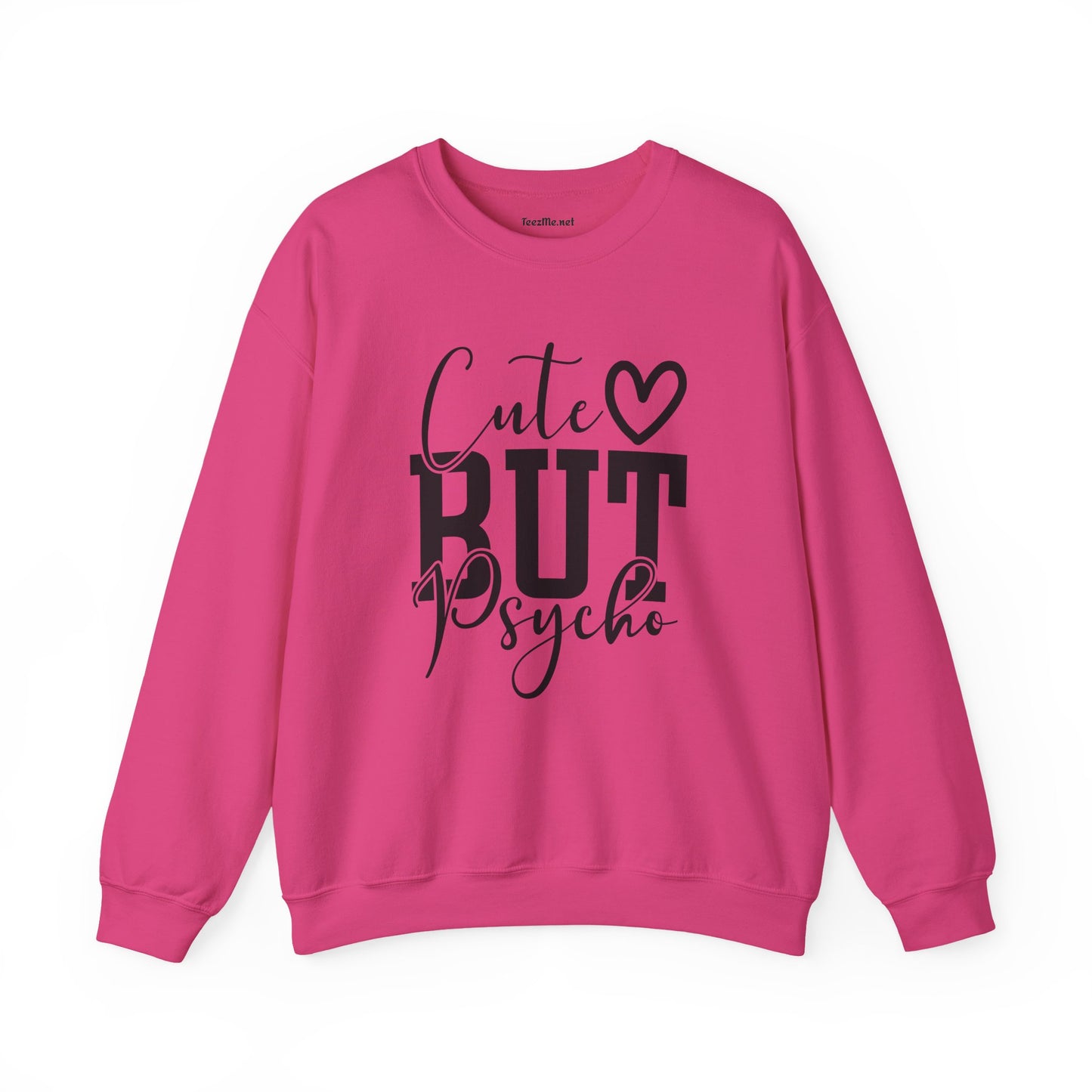 Cute but Psycho Unisex Heavy Blend™ Crewneck Sweatshirt Inspirational