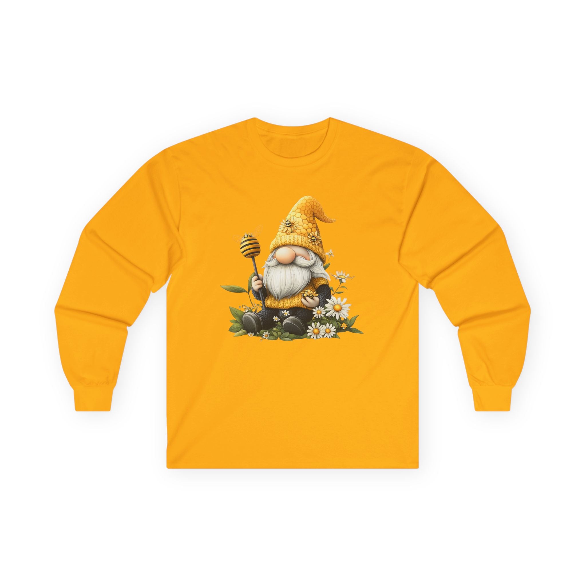 Honey Bee Gnome 01 Unisex Ultra Cotton Long Sleeve Tee