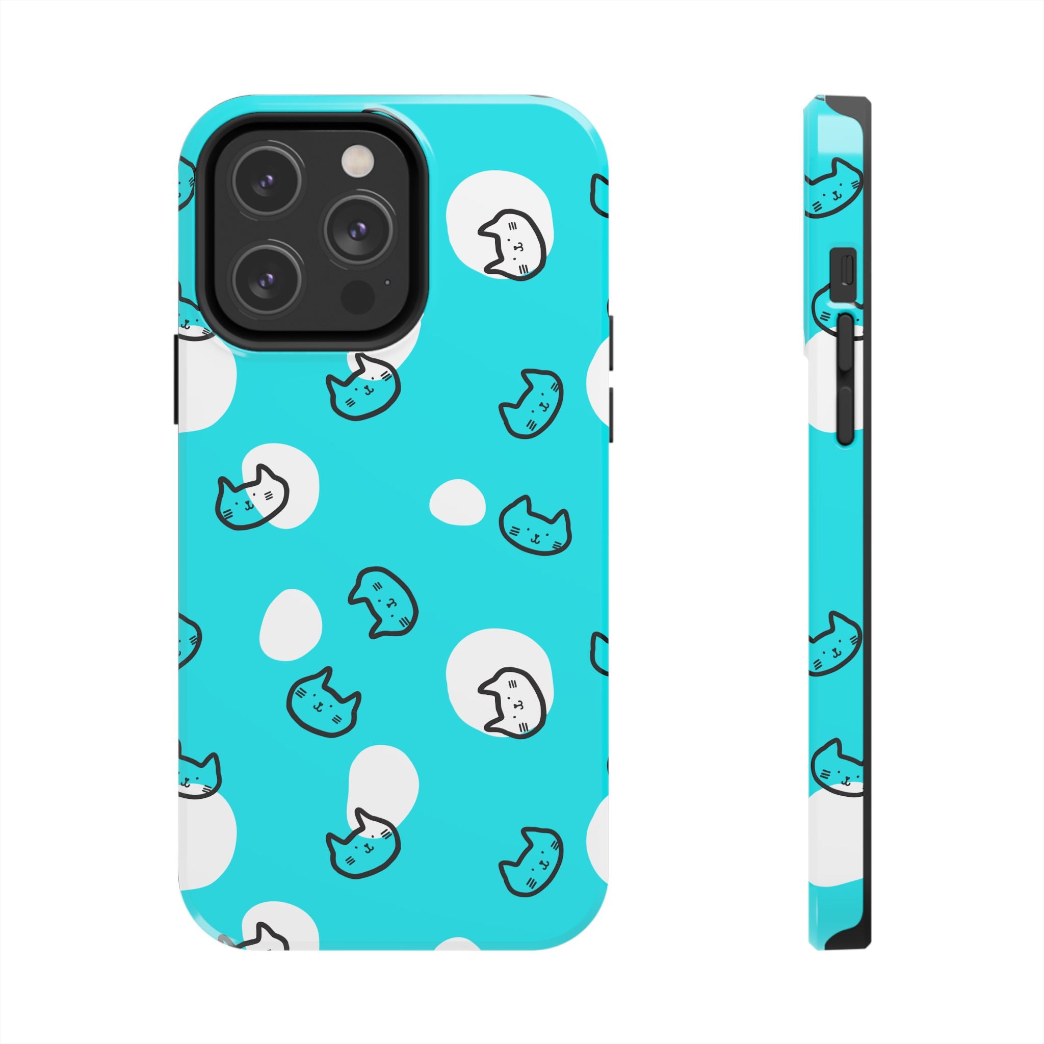 Cute Cat Pattern Cell Phone Case Tough Phone Cases