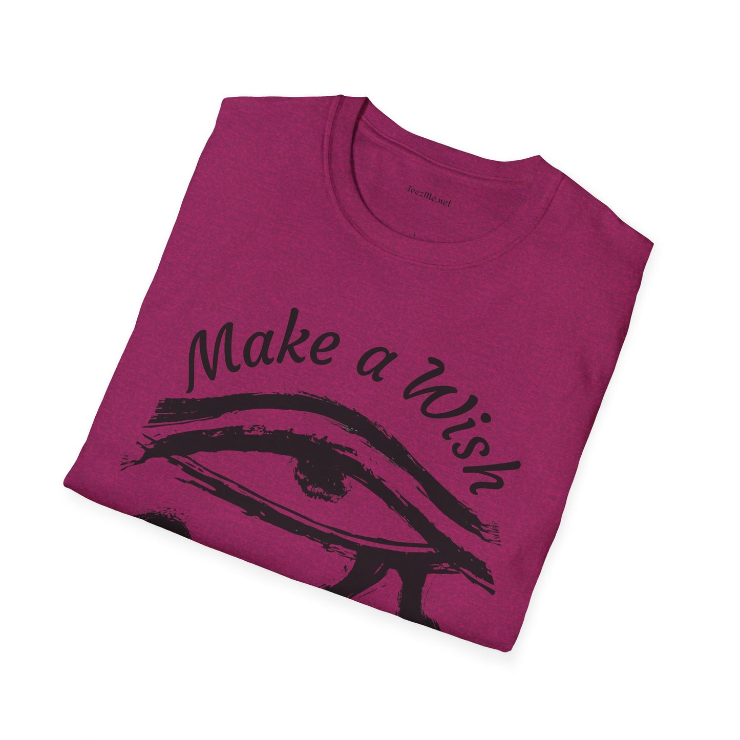 Make a Wish Eye of Horus Unisex Softstyle T-Shirt 100% Cotton