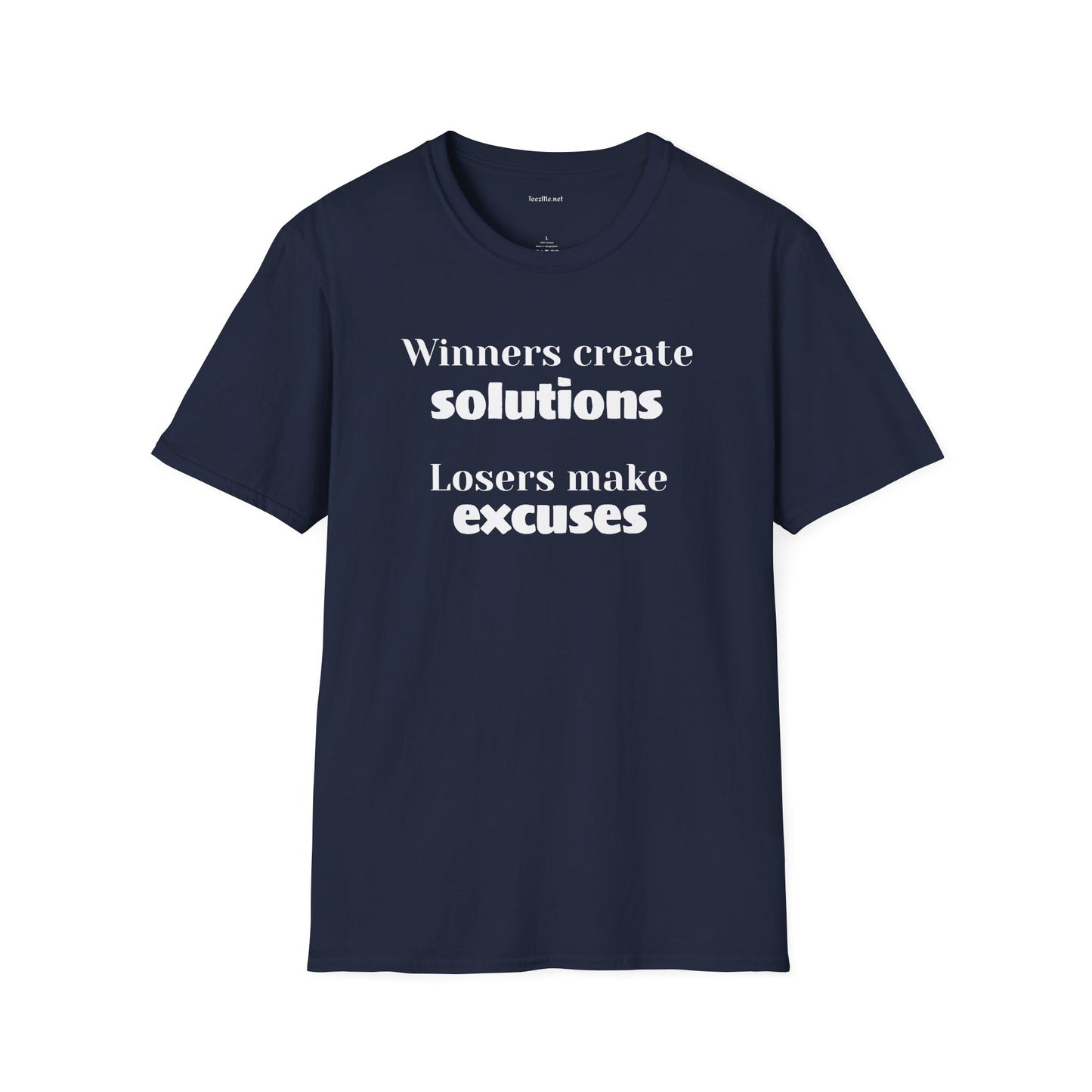 Winners create solutions - Unisex Softstyle T-Shirt 100% Cotton Graphic