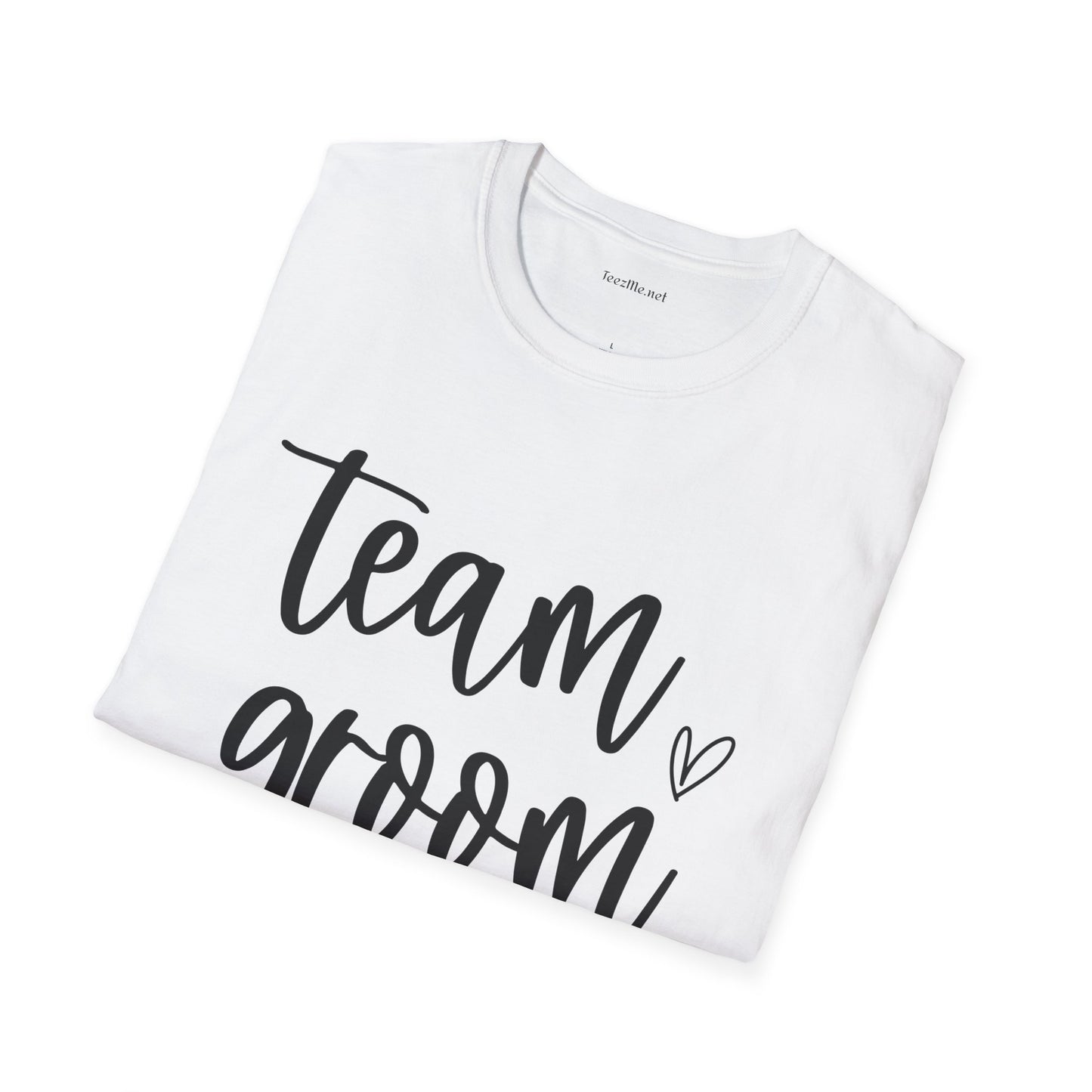 Team Groom Unisex Softstyle T-Shirt 100% Cotton Graphic Bridal Party