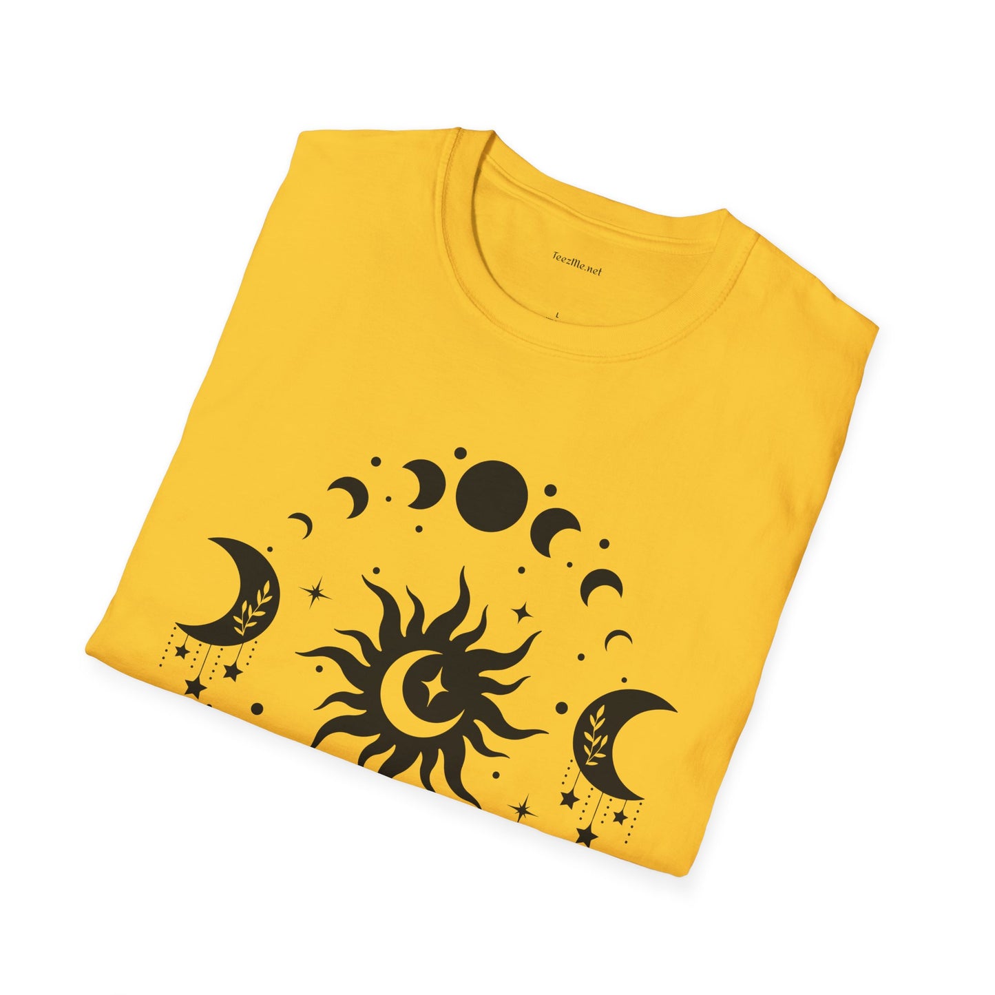 Sun and Moon  - Unisex Softstyle T-Shirt 100% Cotton Graphic