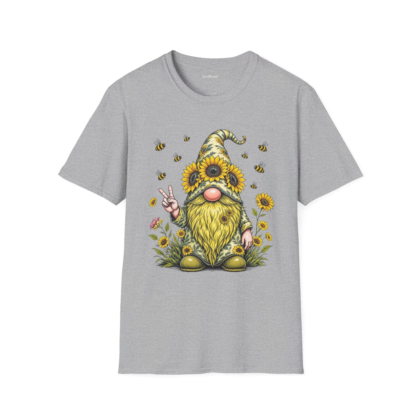 Be Kind Gnome Unisex Softstyle T-Shirt 100% Cotton Graphic