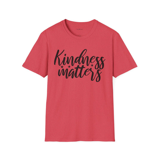 Kindness Matters Unisex Soft Style T-Shirt 100% Cotton Graphic