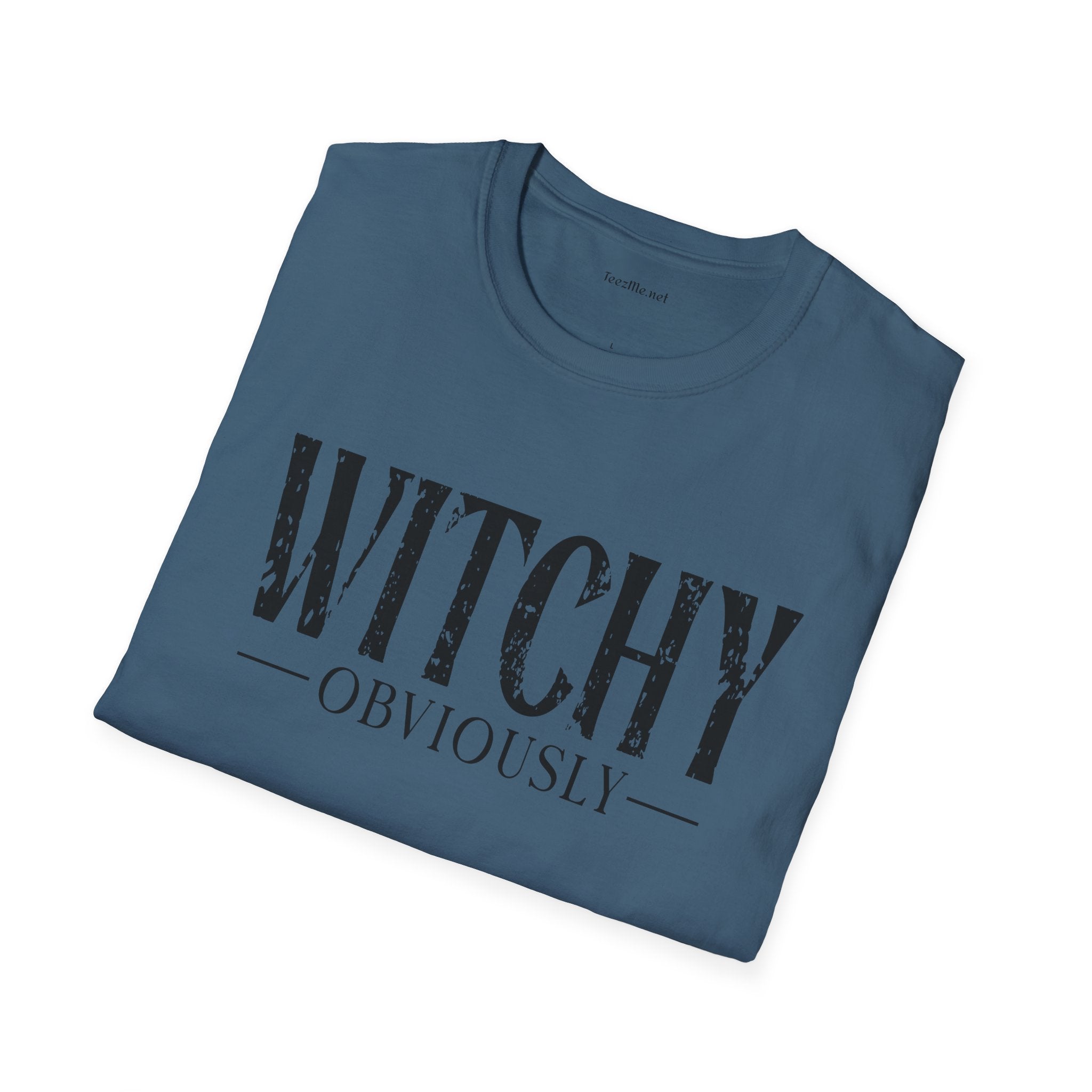 Witchy Obviously Tee — Halloween Witch T-Shirt for Women & Men