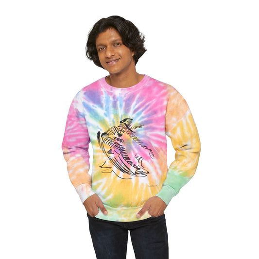 Surfer - Unisex Tie-Dye Sweatshirt