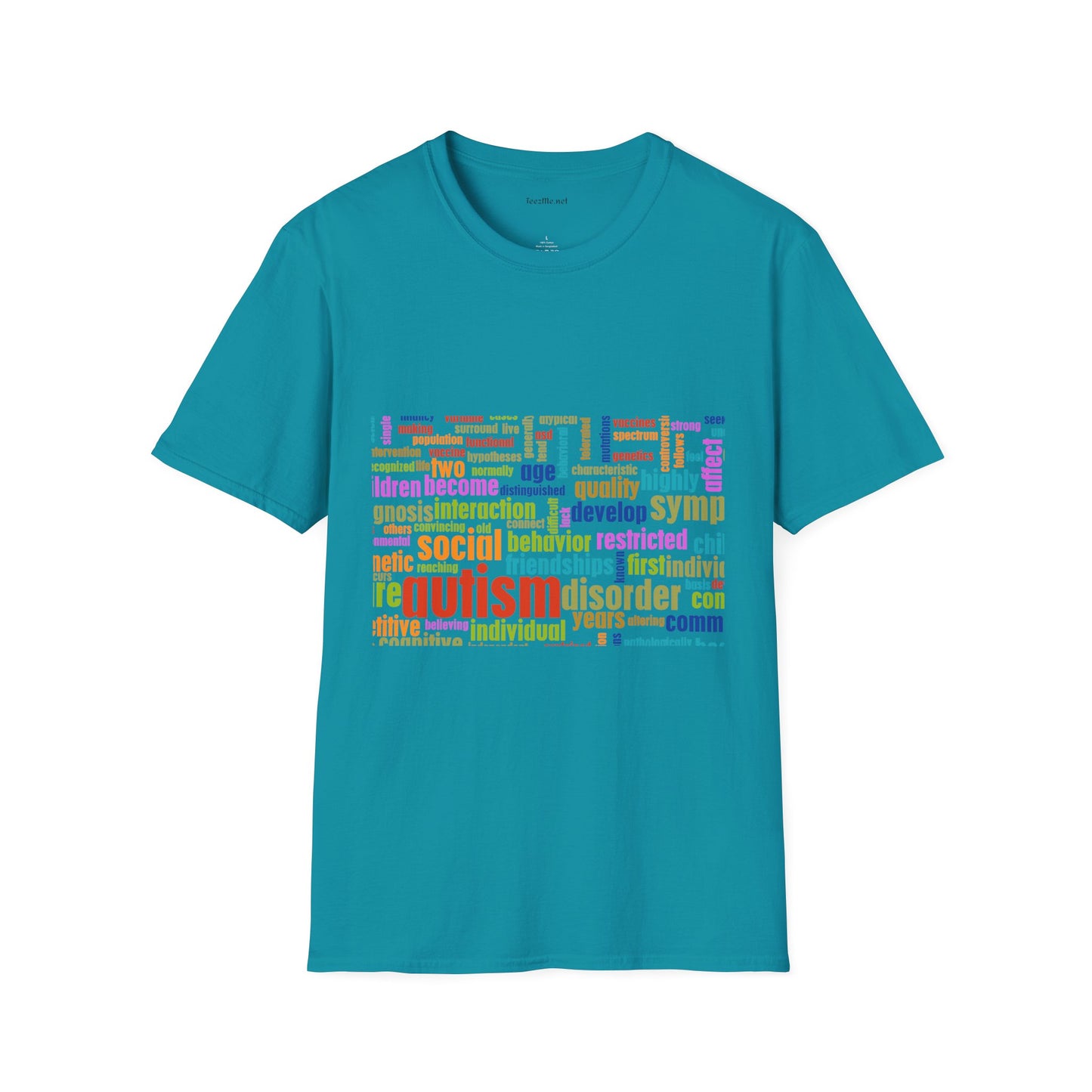 AUTISM speaks- Unisex Softstyle T-Shirt 100% Cotton Graphic