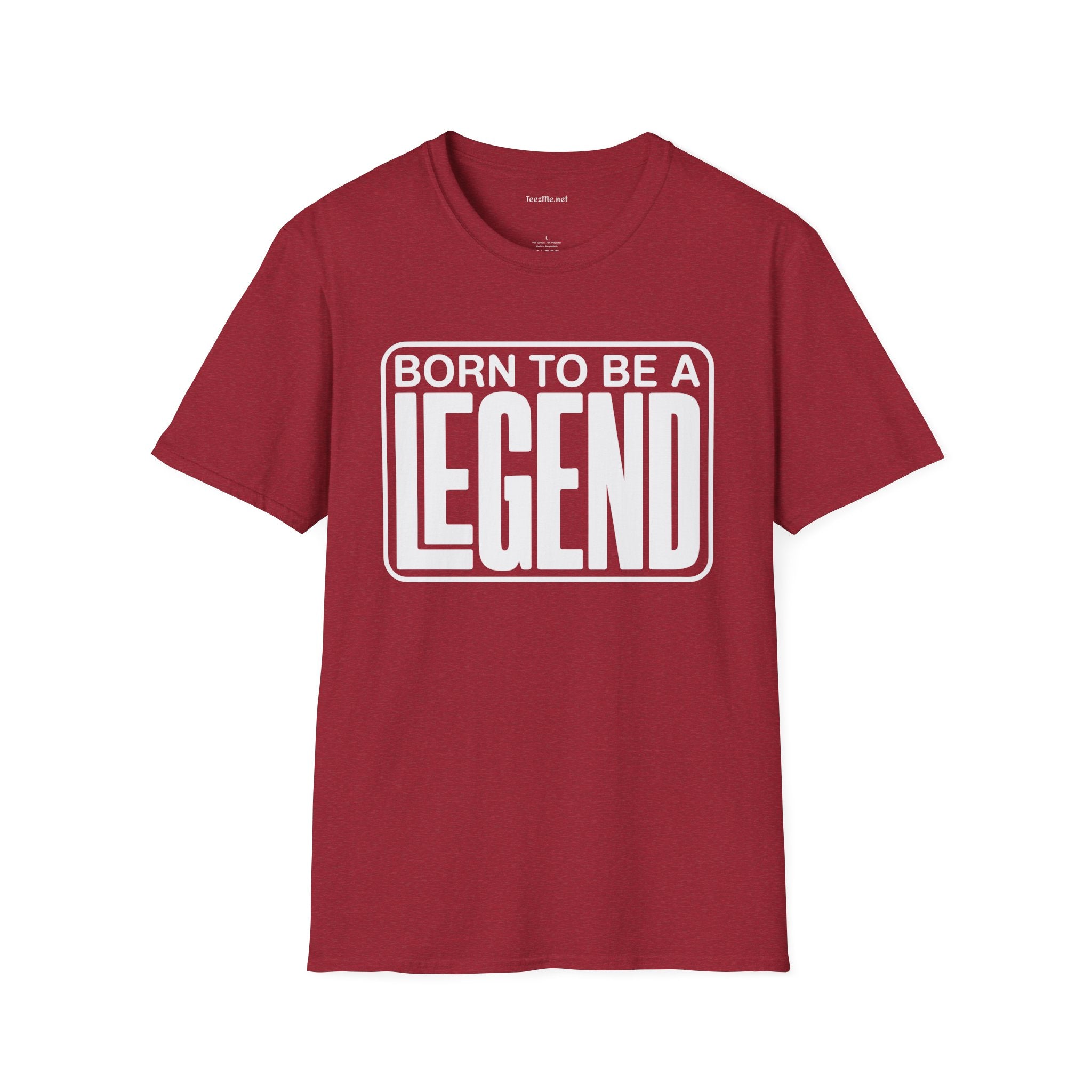 Be A Legend Unisex SoftStyle T-Shirt 100% Cotton Graphic