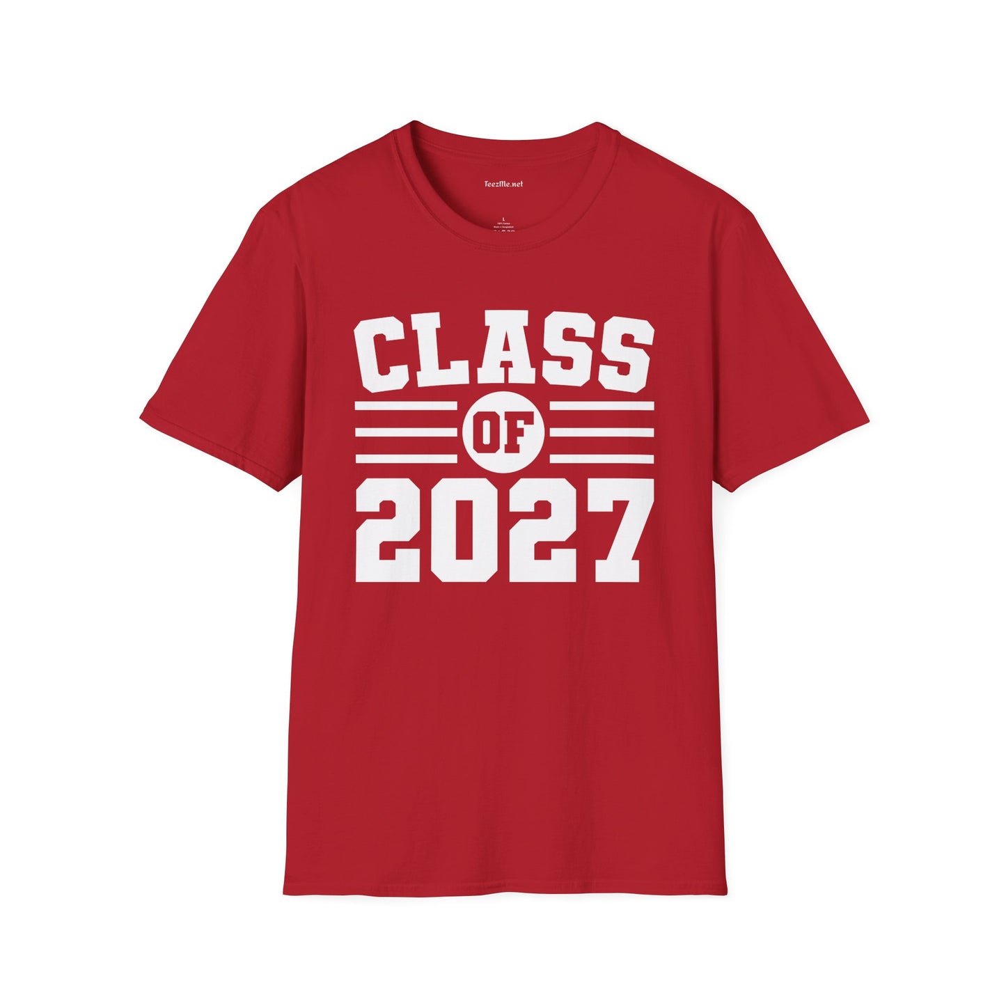 Senior Class of 2027 Unisex Softstyle T-Shirt 100% Cotton Graphic