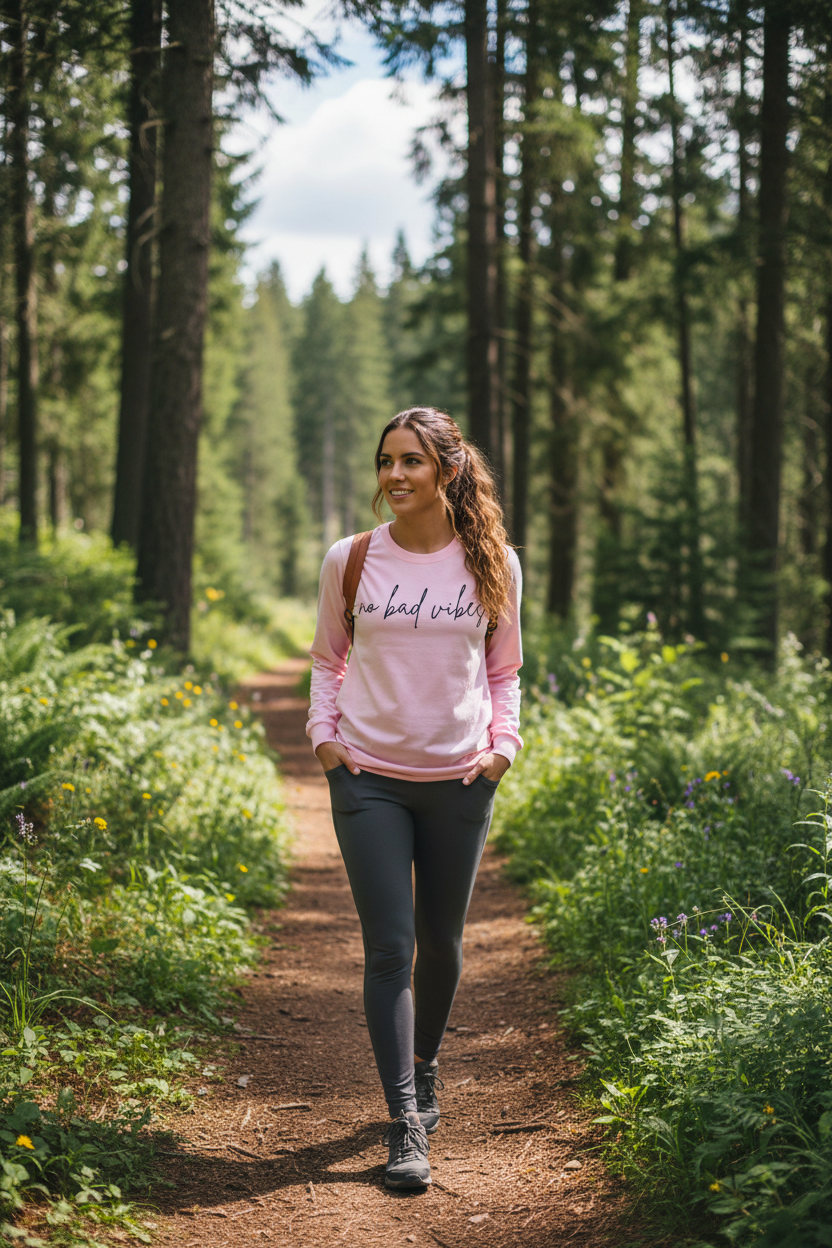 No Bad Vibes Long Sleeve Tee