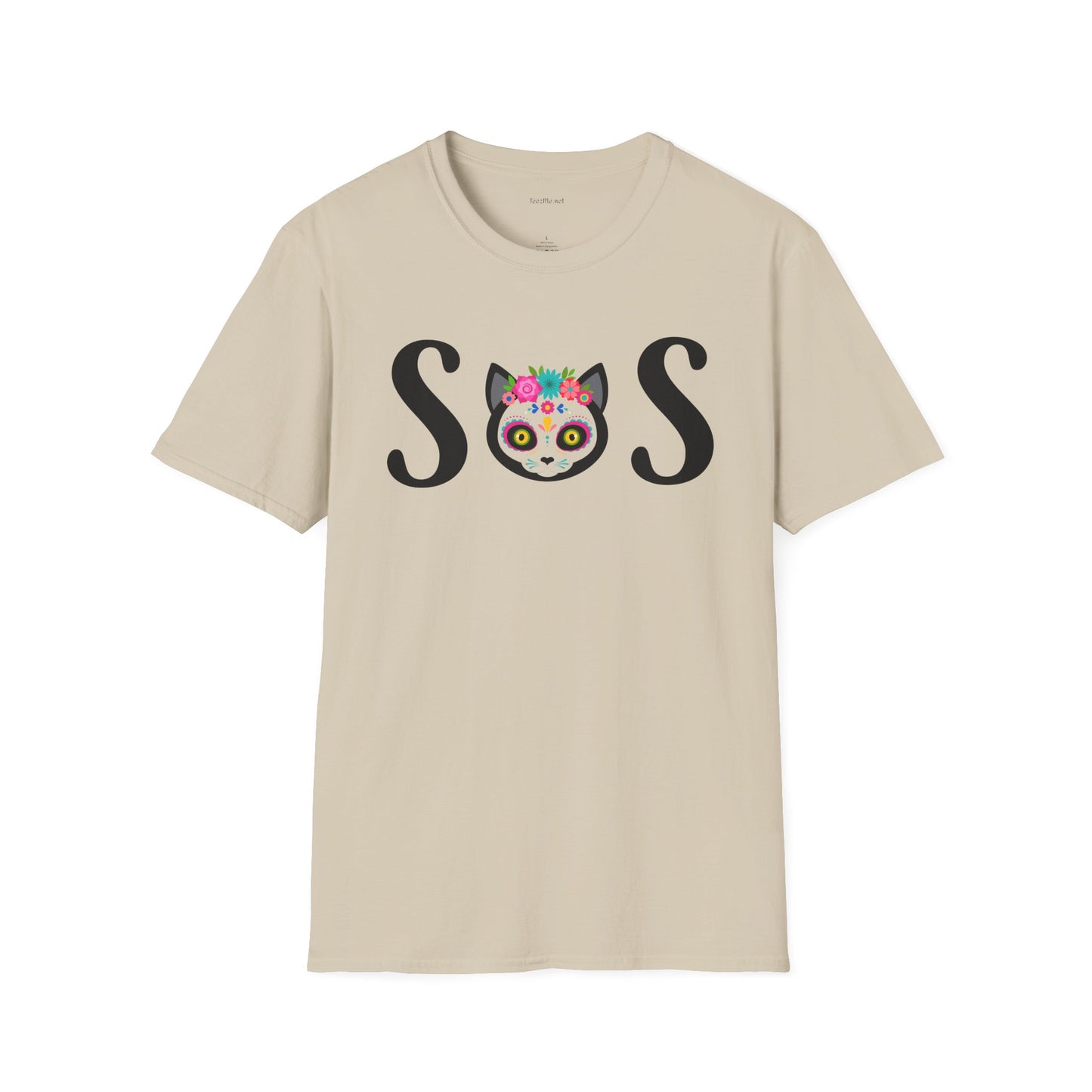 S O S - Unisex Softstyle T-Shirt 100% Cotton Graphic