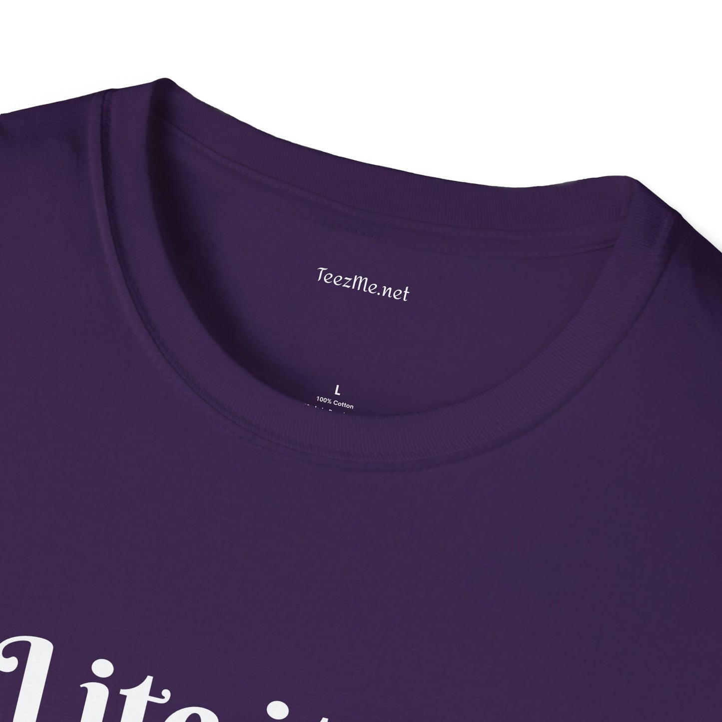 Lite it up - Unisex Softstyle T-Shirt 100% Cotton Graphic