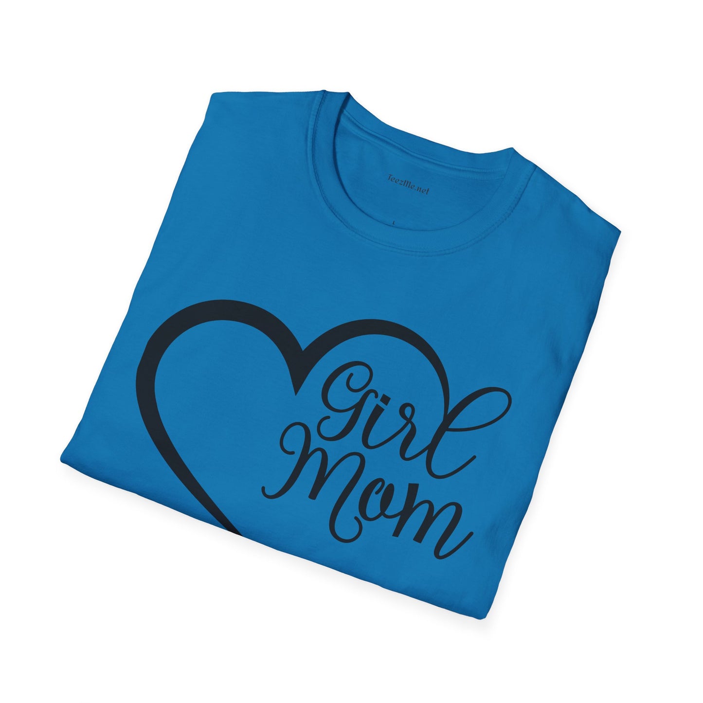 Girl Mom 01 Unisex SoftStyle T-Shirt 100% Cotton Graphic