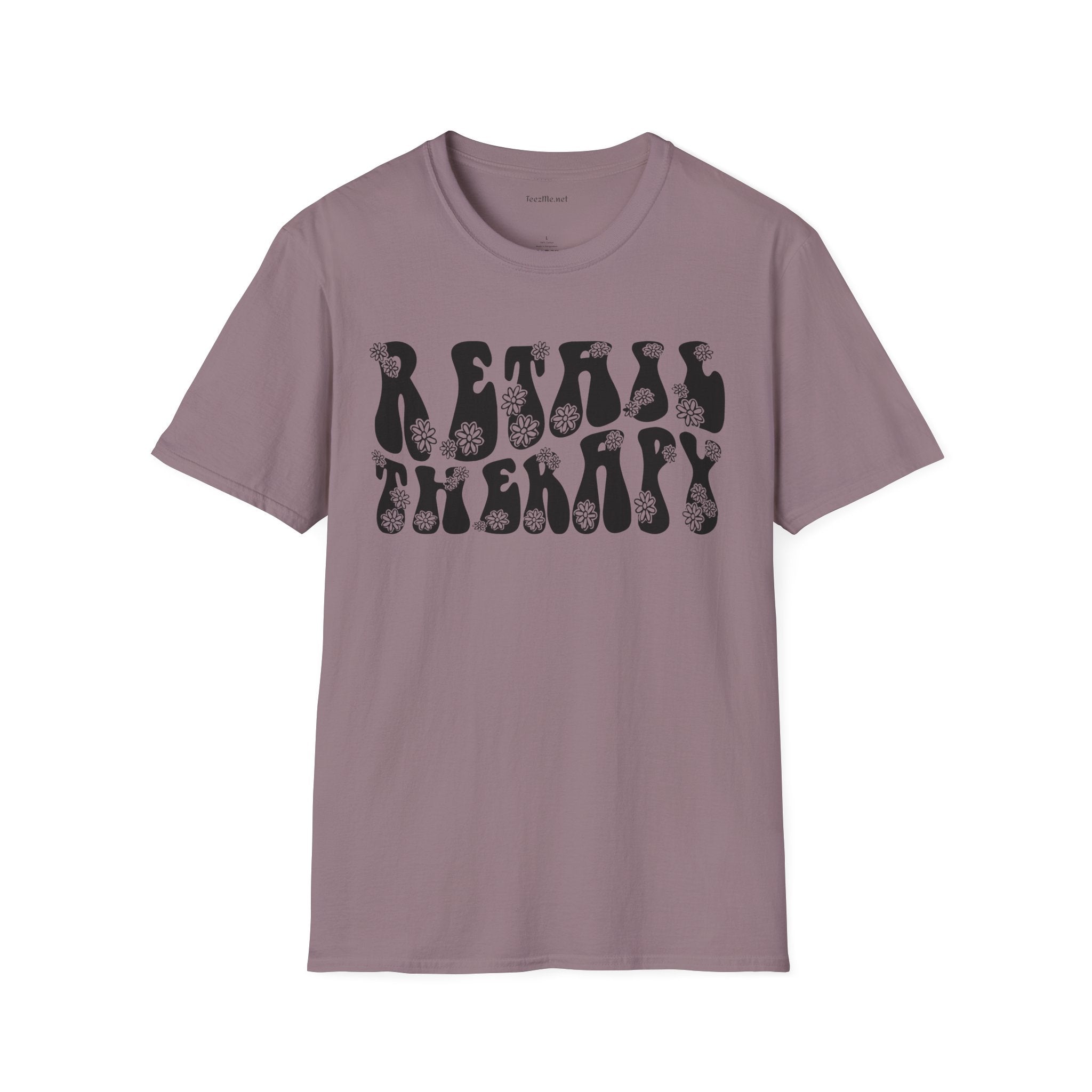 Retail Therapy Retro Unisex Softstyle T-Shirt 100% Cotton Graphic
