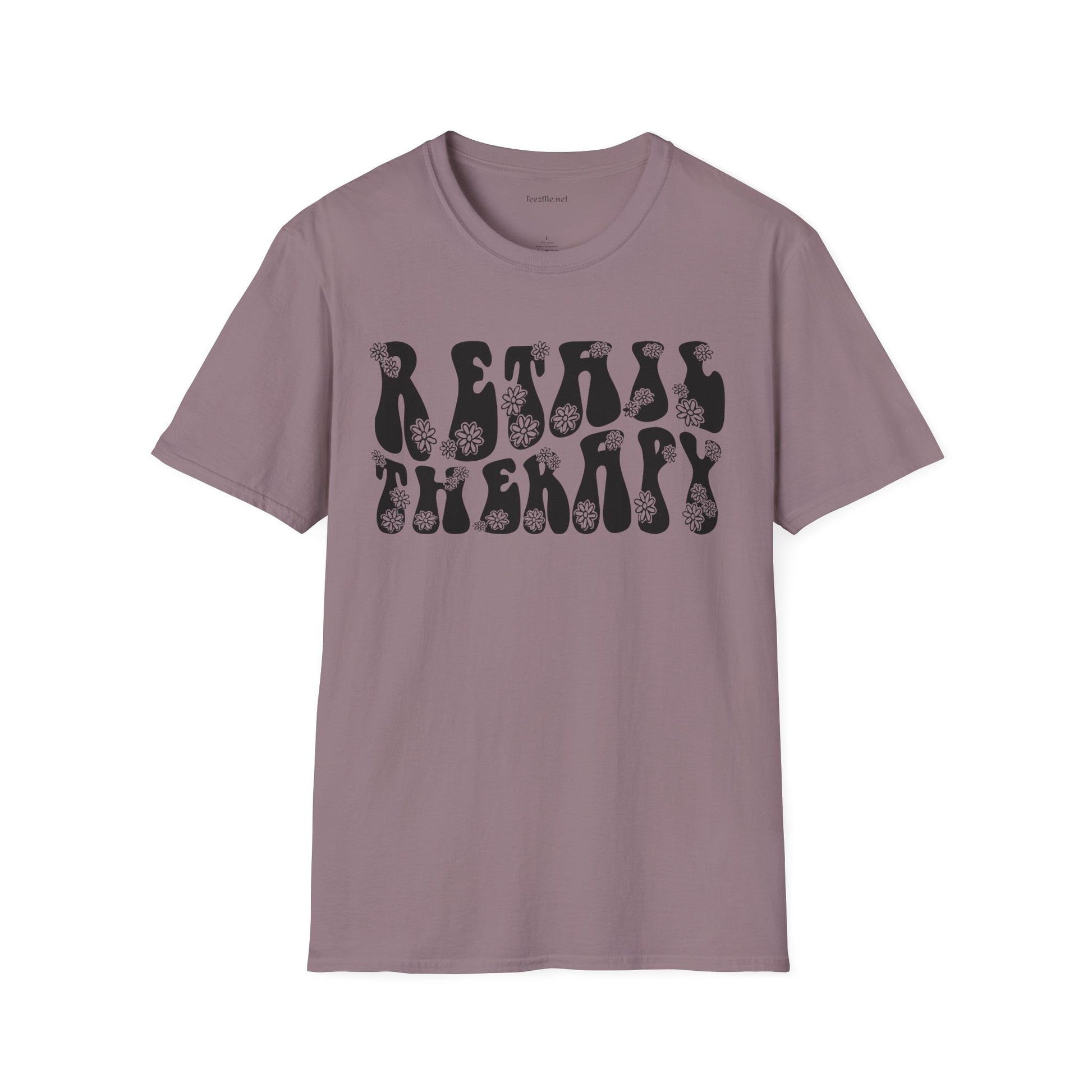Retail Therapy Retro Unisex Softstyle T-Shirt 100% Cotton Graphic