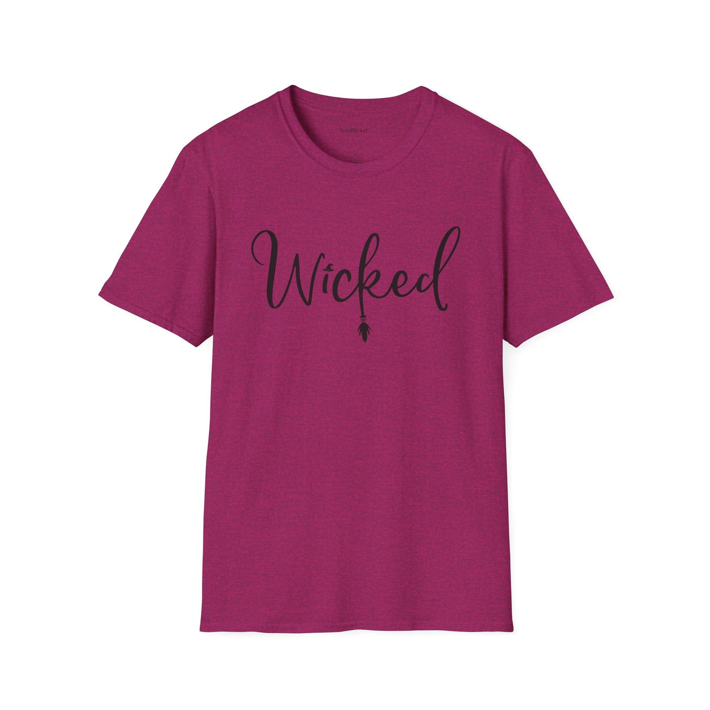 Wicked (black) Unisex SoftStyle T-Shirt 100% Cotton Graphic
