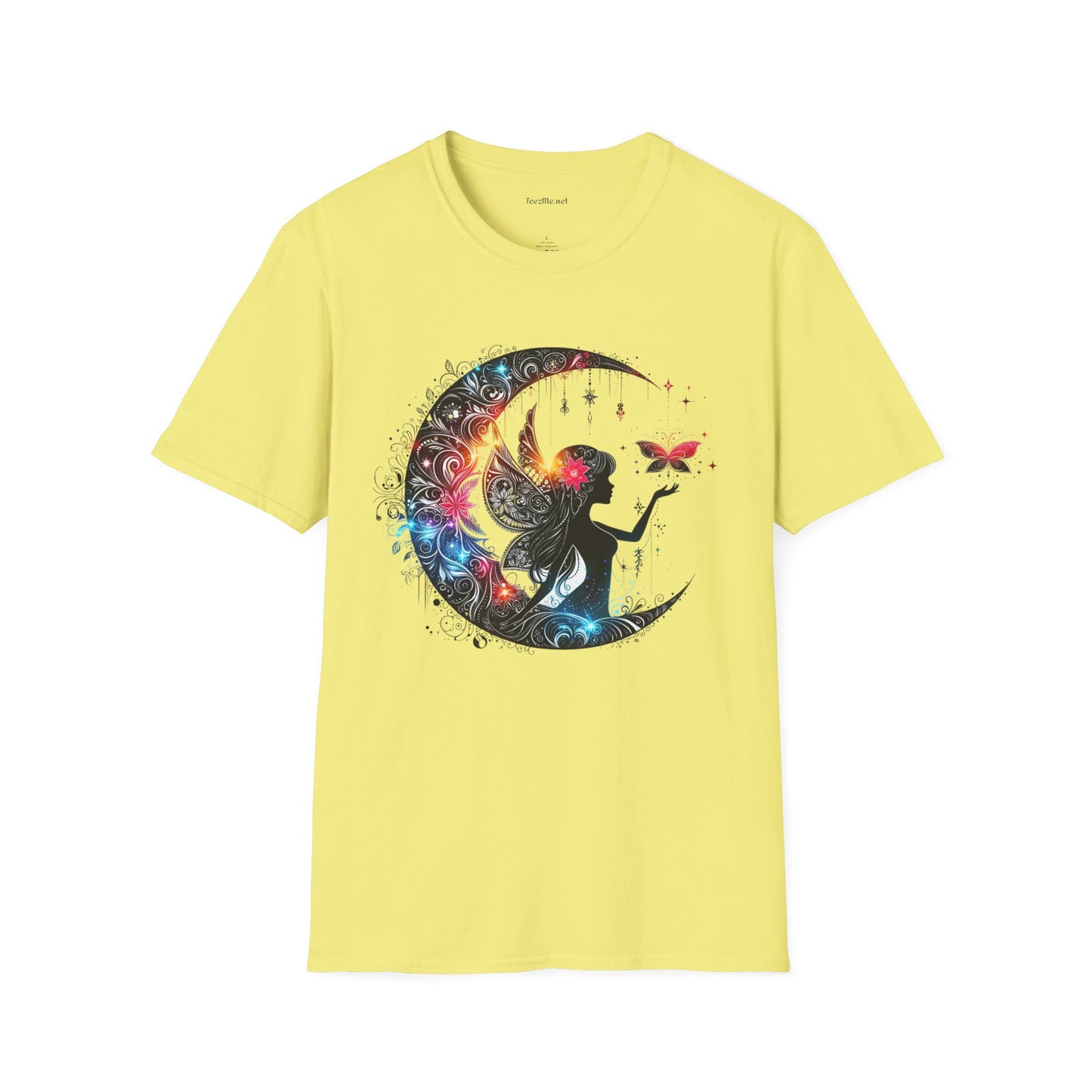 Moon Fairy 03 Unisex Soft Style T-Shirt 100% Cotton Graphic