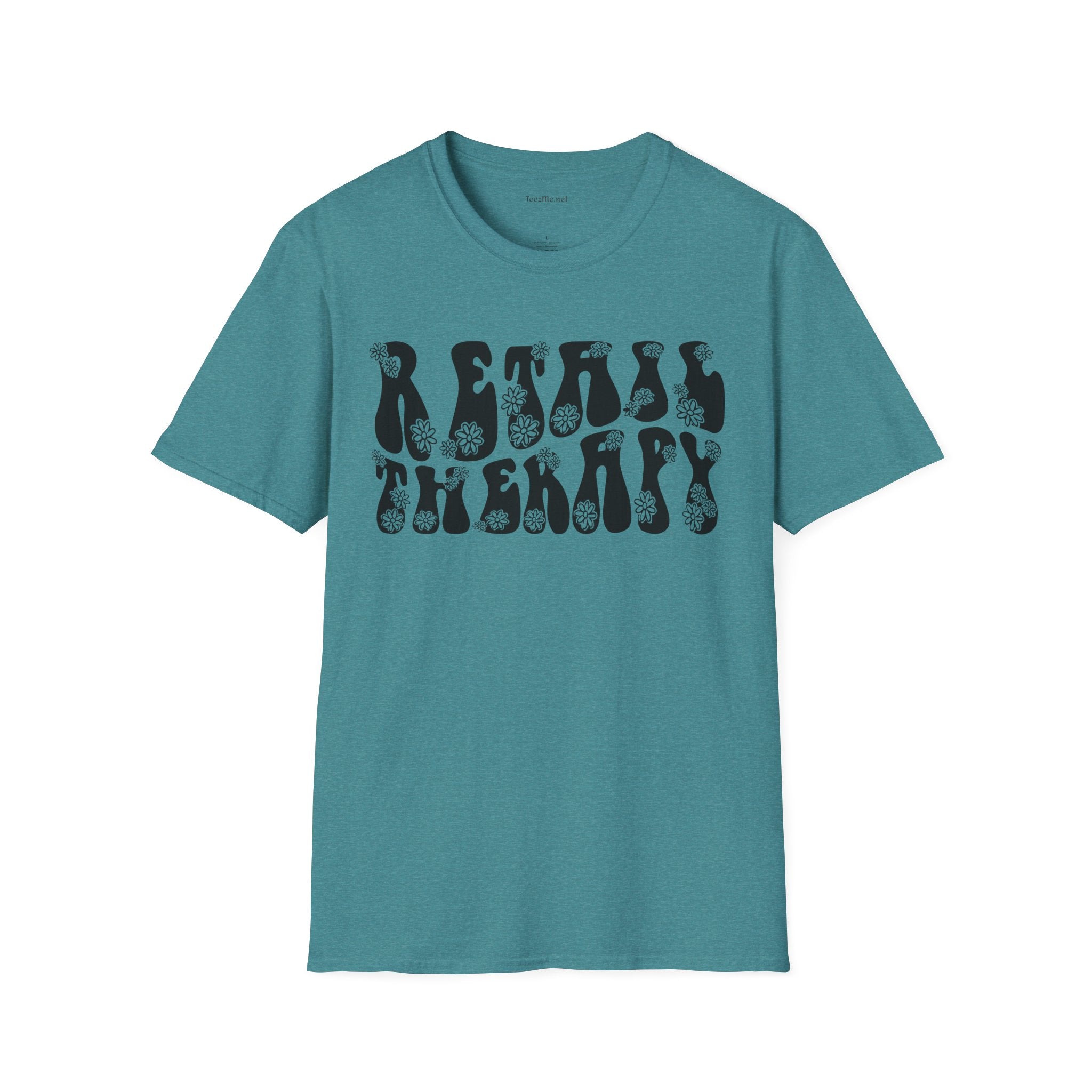 Retail Therapy Retro Unisex Softstyle T-Shirt 100% Cotton Graphic