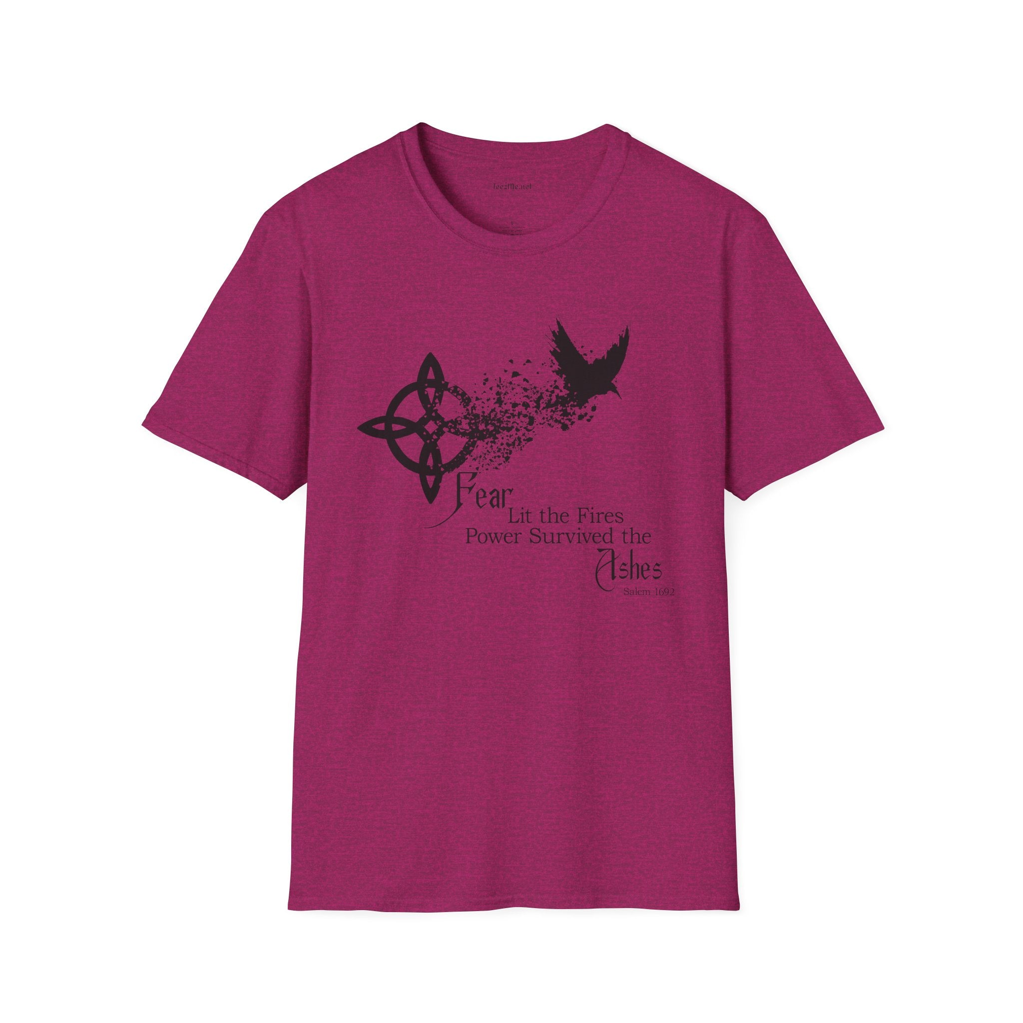 Fear Lit the Fires Unisex SoftStyle T-Shirt 100% Cotton Graphic