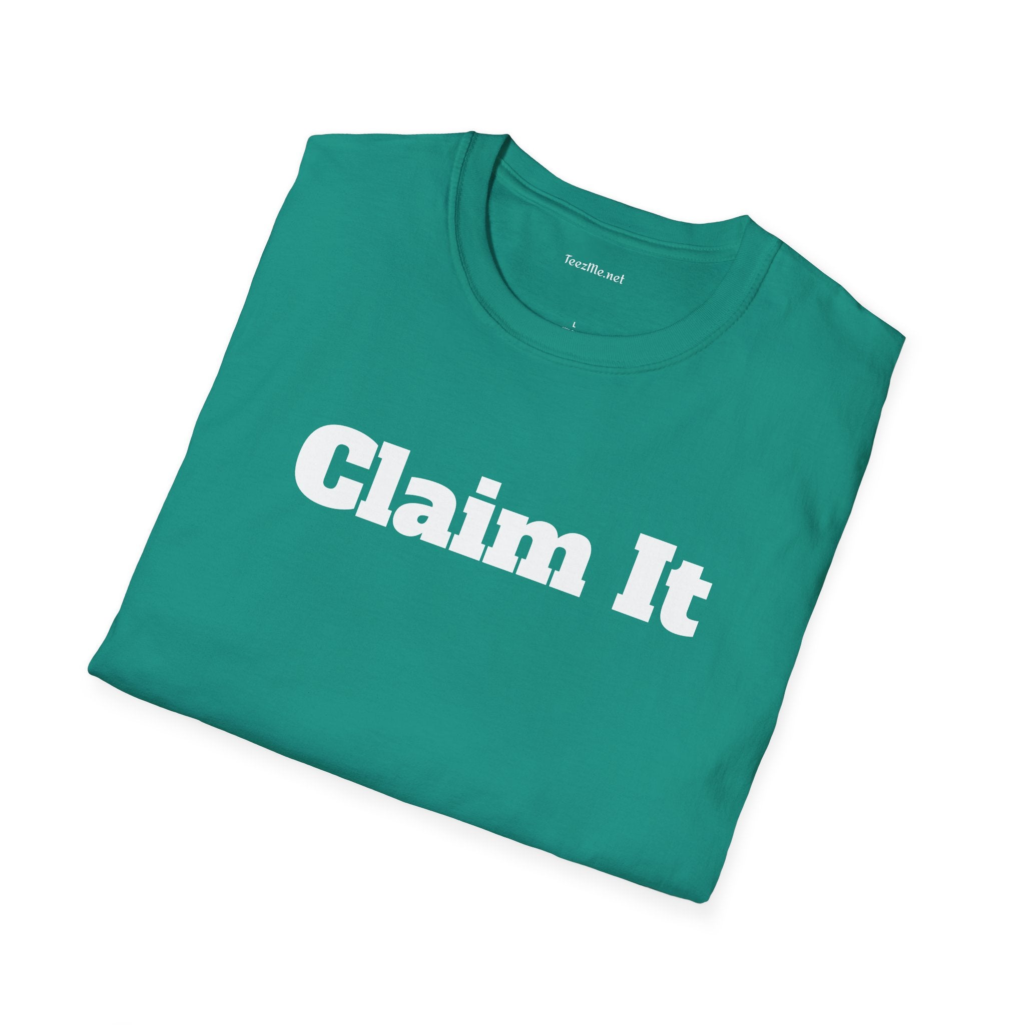 Claim It - Unisex Softstyle T-Shirt 100% Cotton Graphic