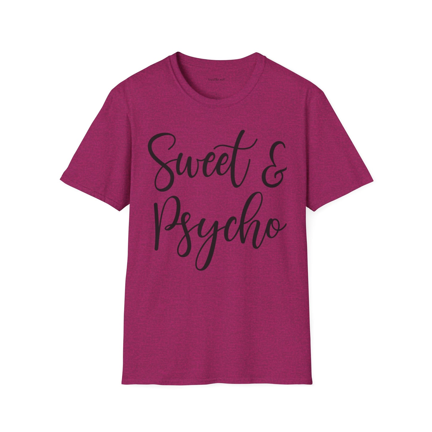 Sweet & Psycho Unisex Softstyle T-Shirt 100% Cotton