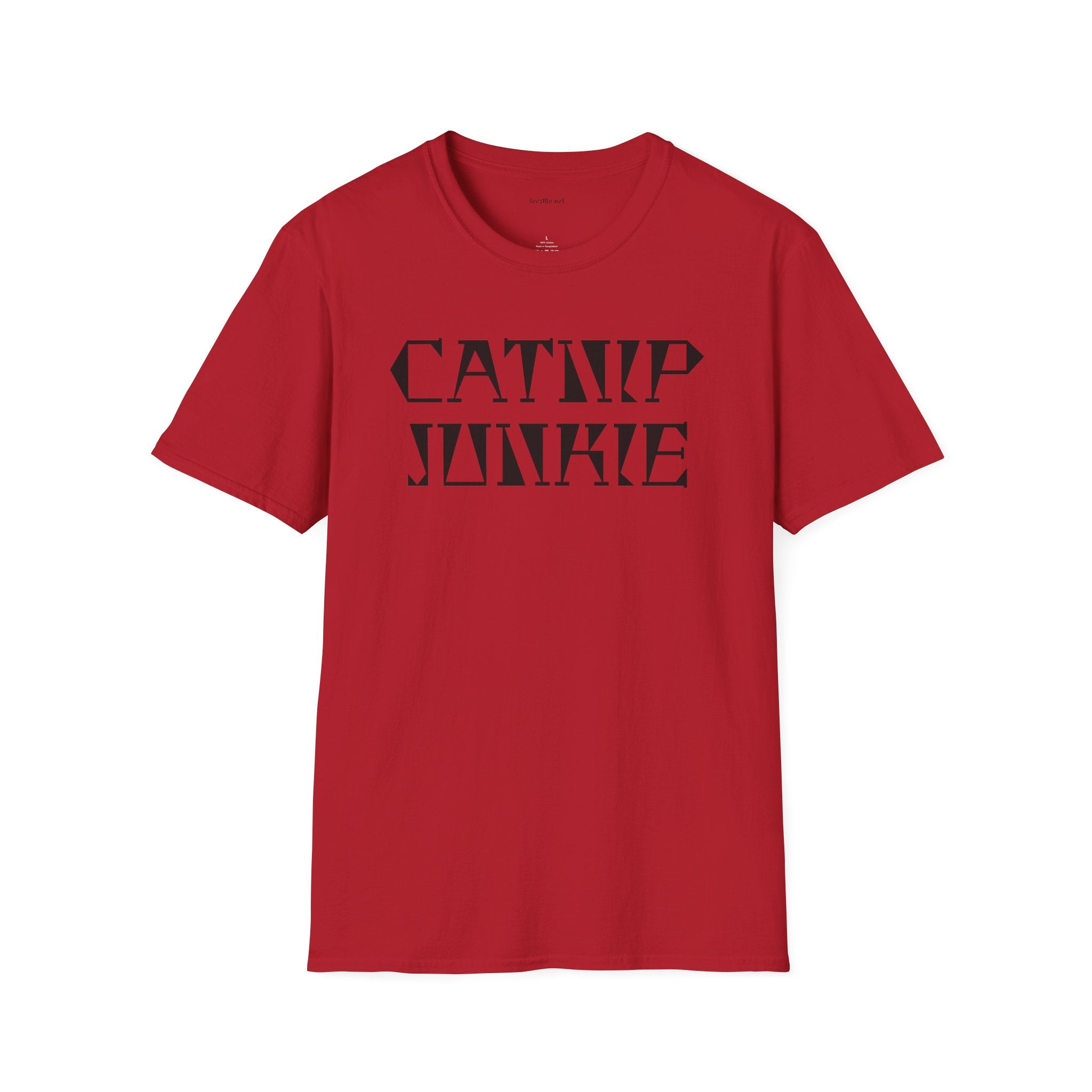 Catnip Junkie - Unisex Softstyle T-Shirt 100% Cotton Graphic