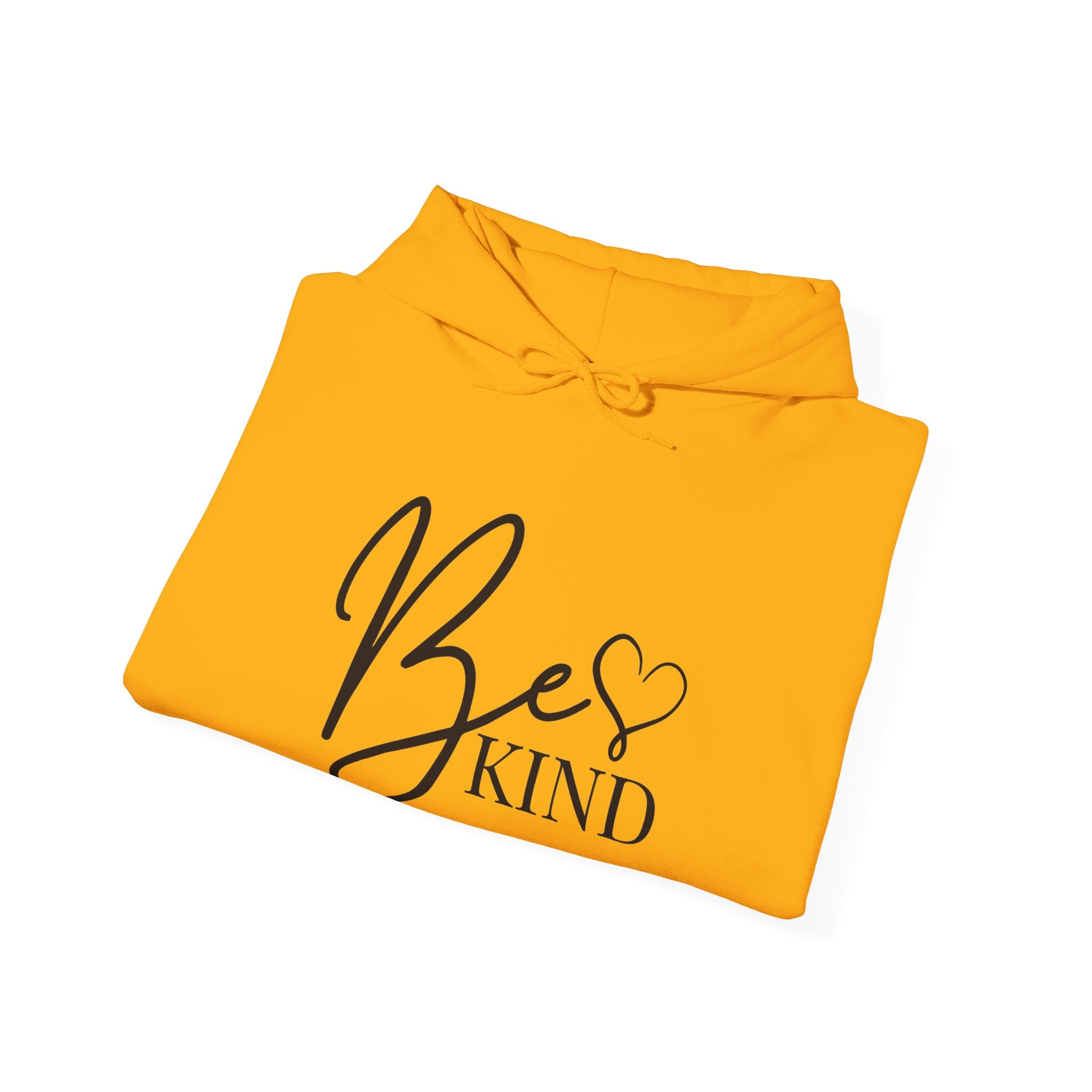 Be Kind Hoodie (of a b*) - Inspirational Script Pullover with Heart