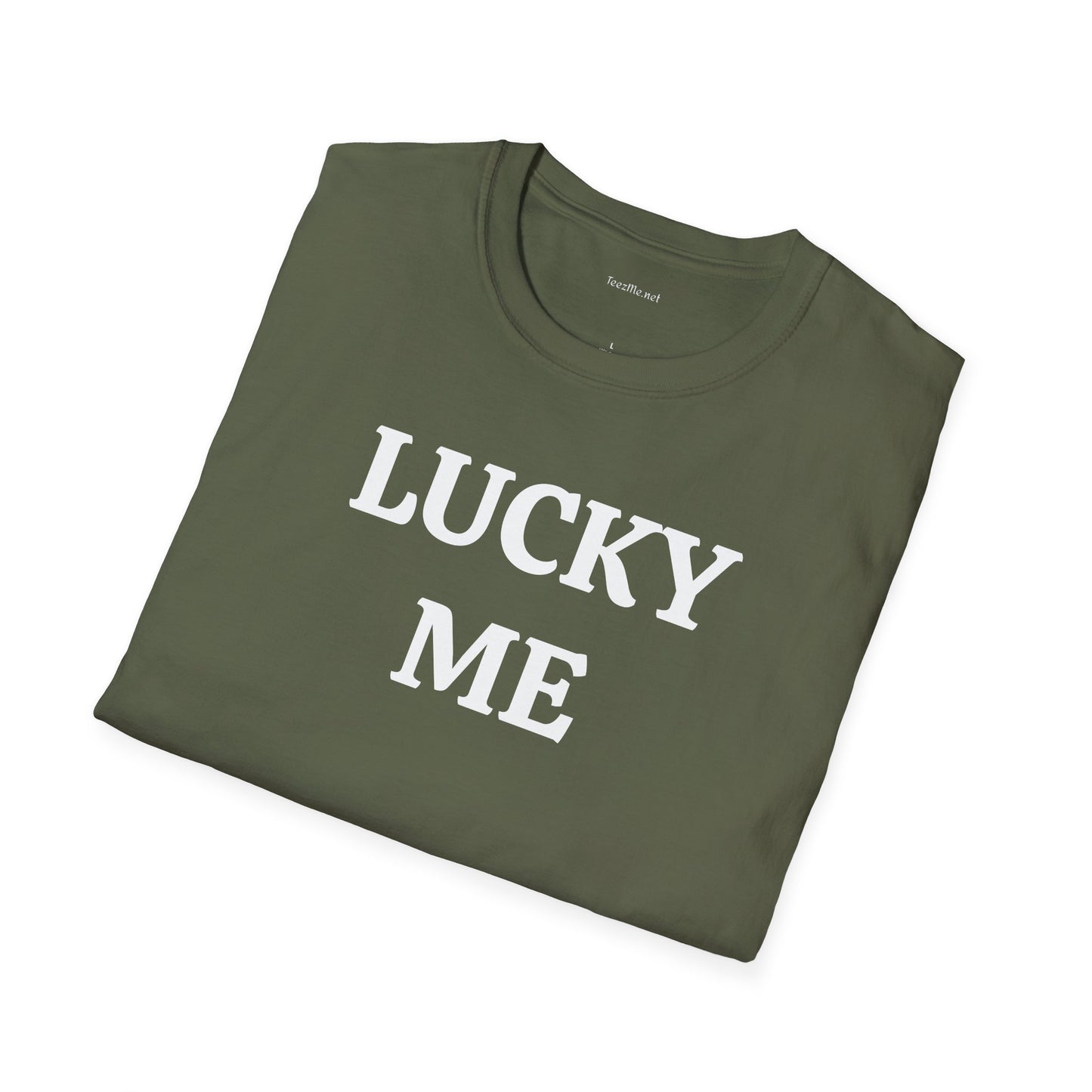 LUCKY ME - Unisex Softstyle T-Shirt 100% Cotton Graphic