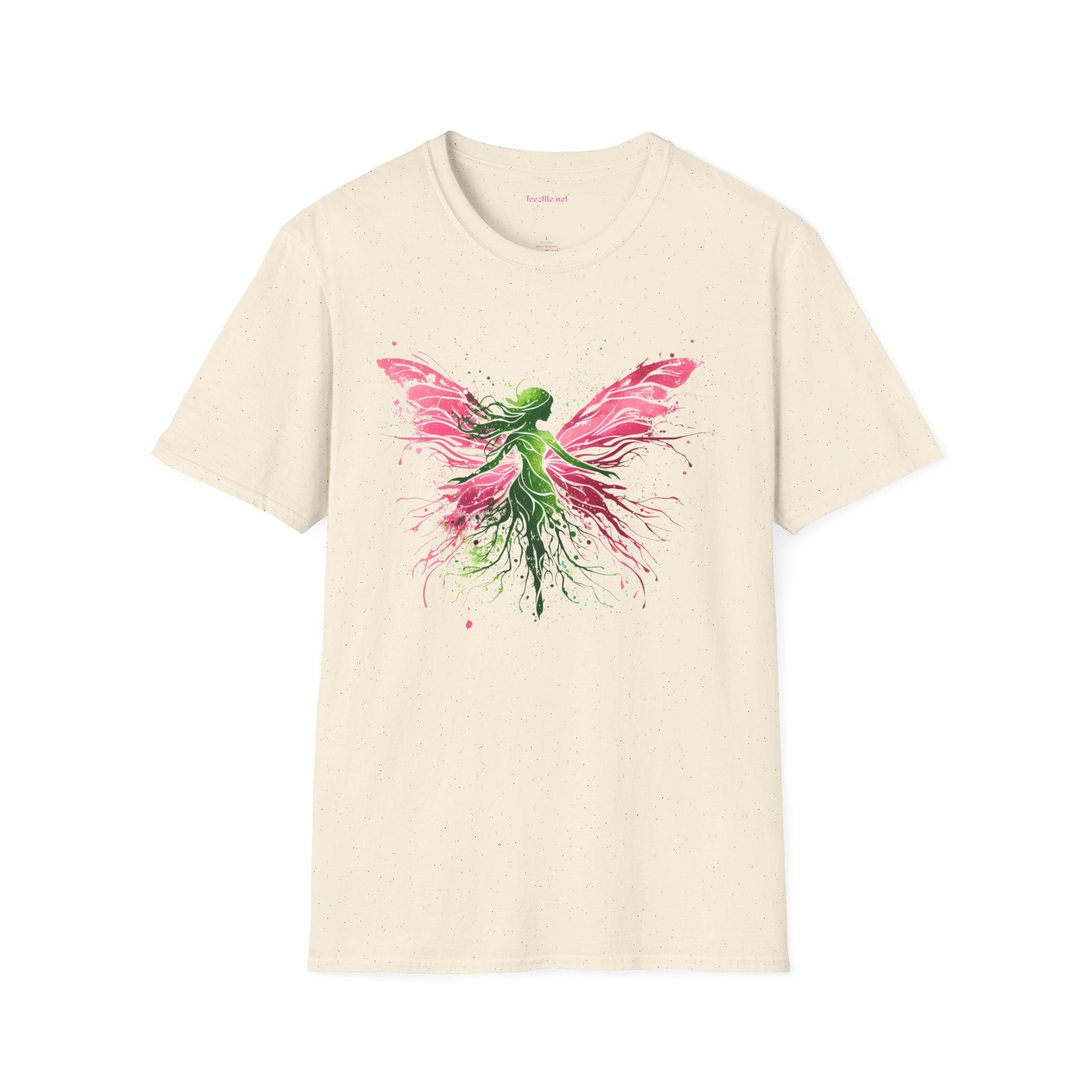 Fairy Garden 02 Unisex SoftStyle T-Shirt 100% Cotton Graphic