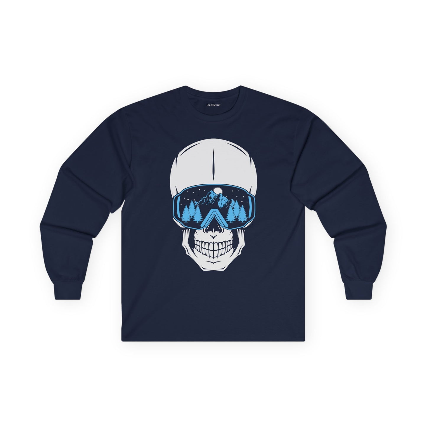 Snowboard Skull Unisex Ultra Cotton Long Sleeve Tee