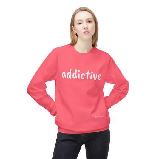Addictive - Unisex Midweight Softstyle Fleece Crewneck Sweatshirt