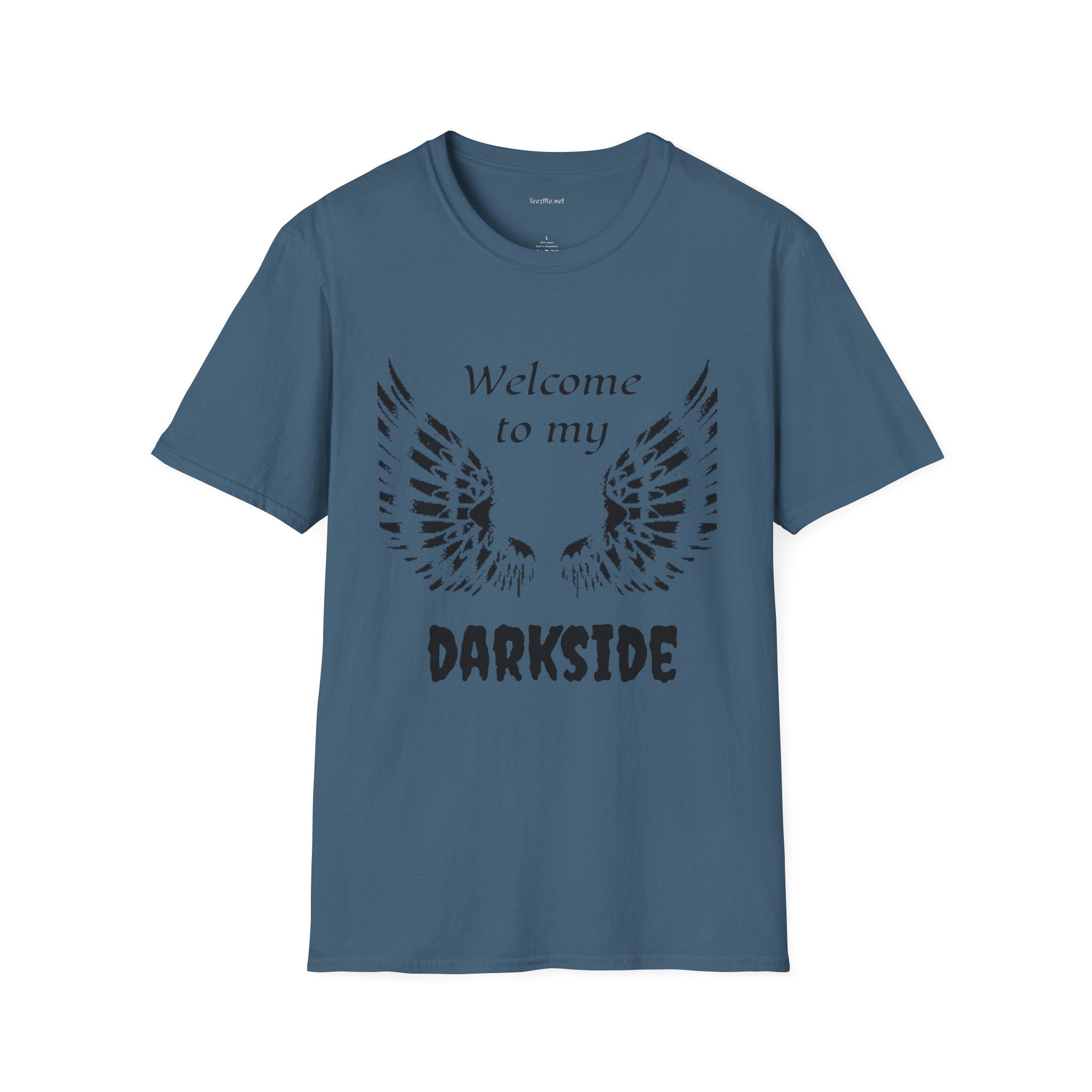 Welcome to my DARKSIDE - Unisex Softstyle T-Shirt 100% Cotton Graphic
