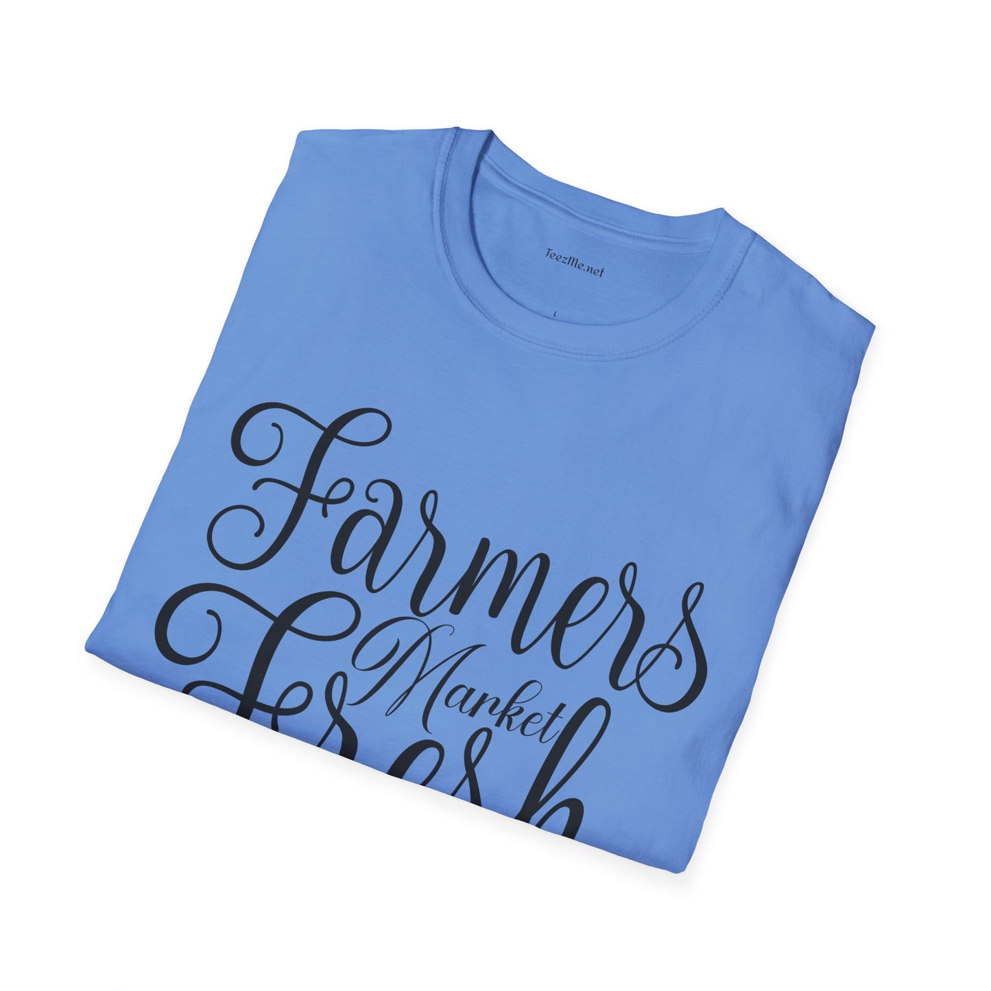 Farmers Market Fresh Produce Unisex Soft Style T-Shirt 100% Cotton Graphic