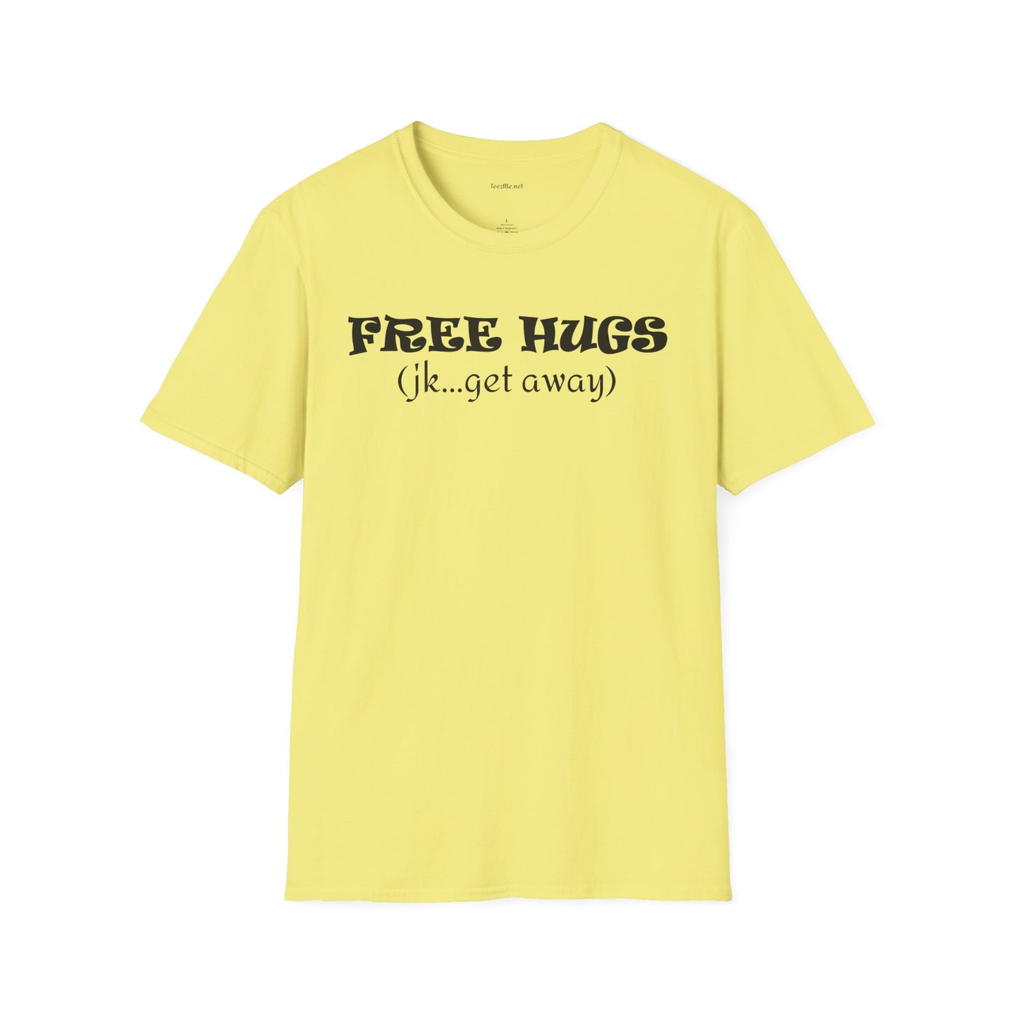 FREE HUGS - Unisex Softstyle T-Shirt 100% Cotton Graphic