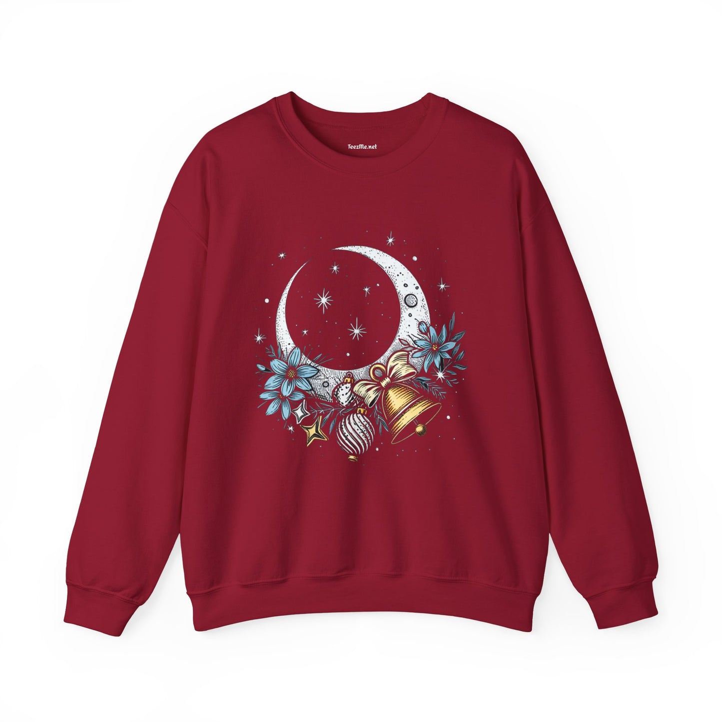Moon with Ornaments 04 Unisex Heavy Blend™ Crewneck Sweatshirt