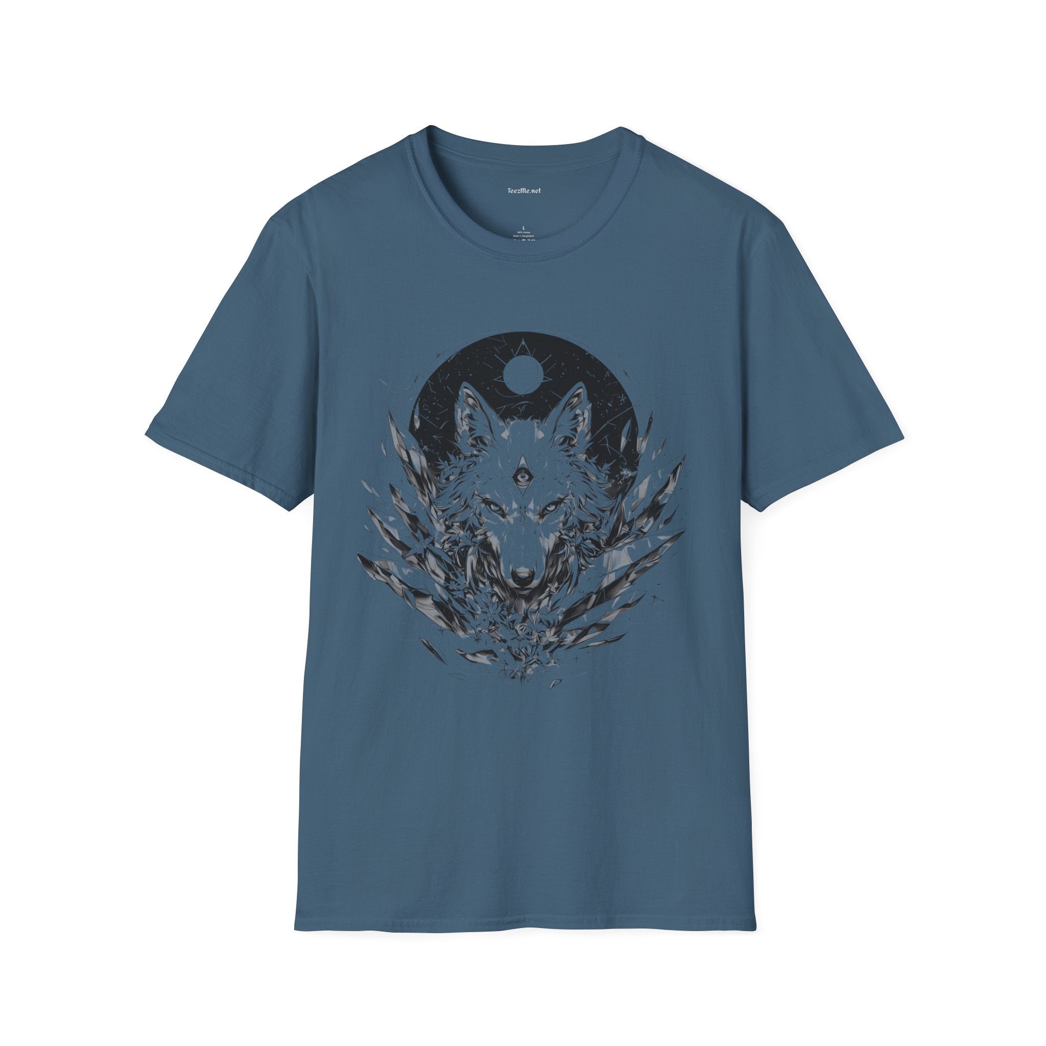 Wolf Spirit - Unisex Softstyle T-Shirt 100% Cotton Graphic