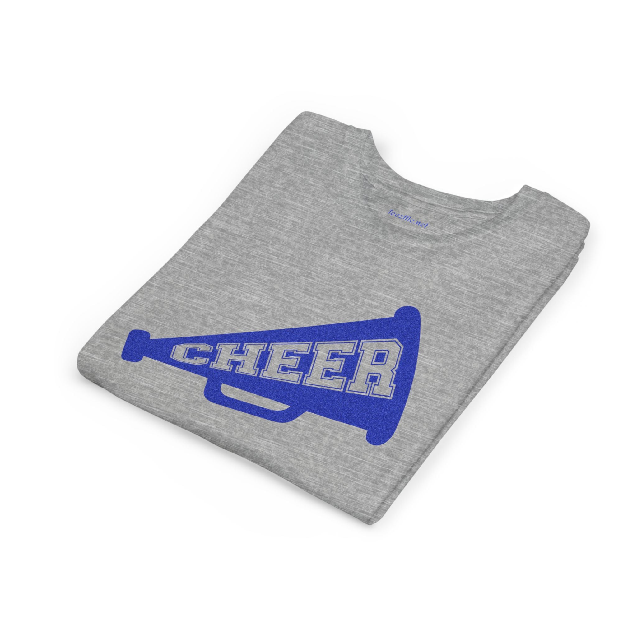Youth Cheer Megaphone Tee – Kids Cheerleading Shirt