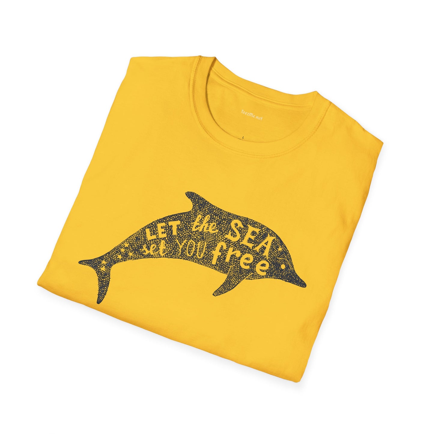Let the sea - Unisex Softstyle T-Shirt 100% Cotton Graphic