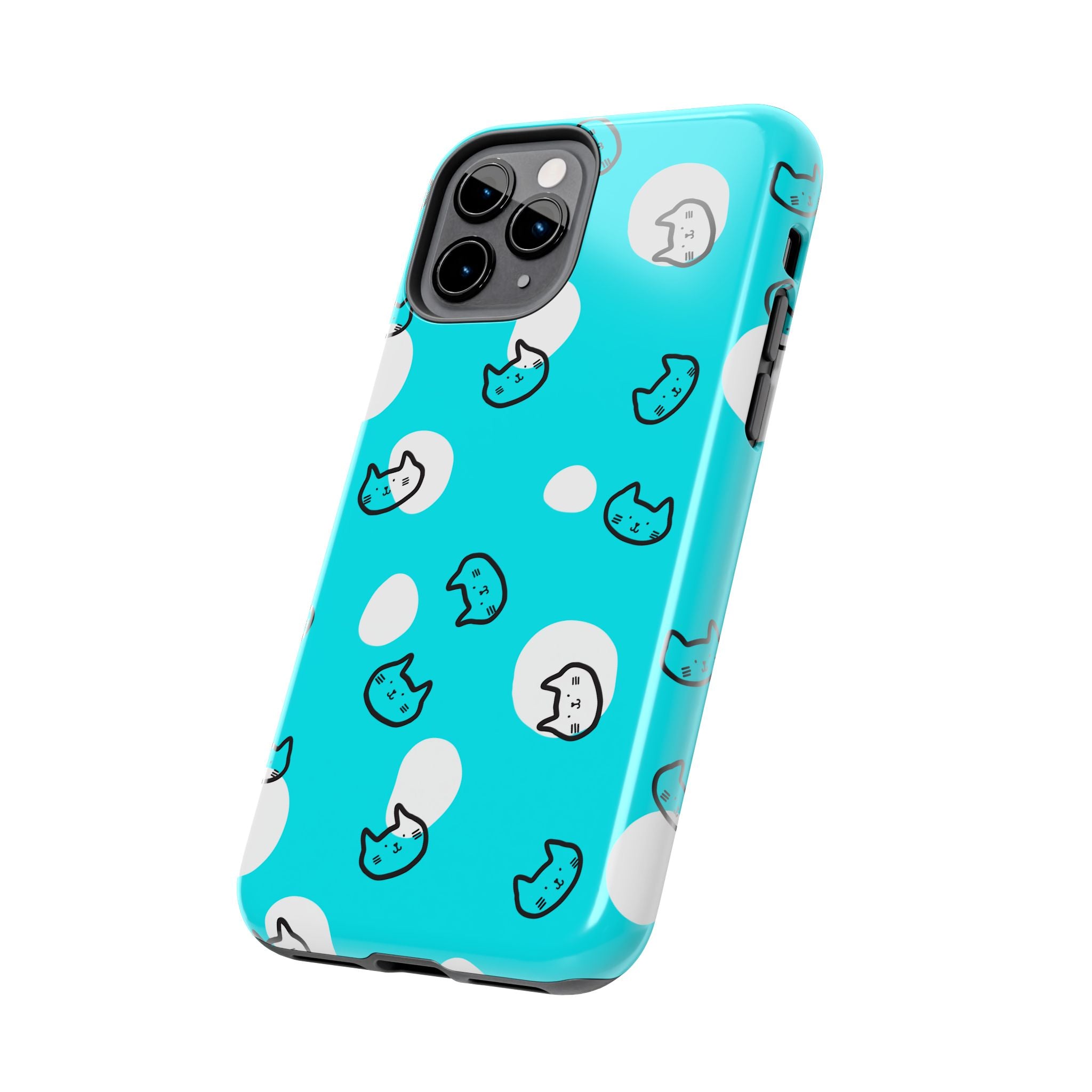 Cute Cat Pattern Cell Phone Case Tough Phone Cases