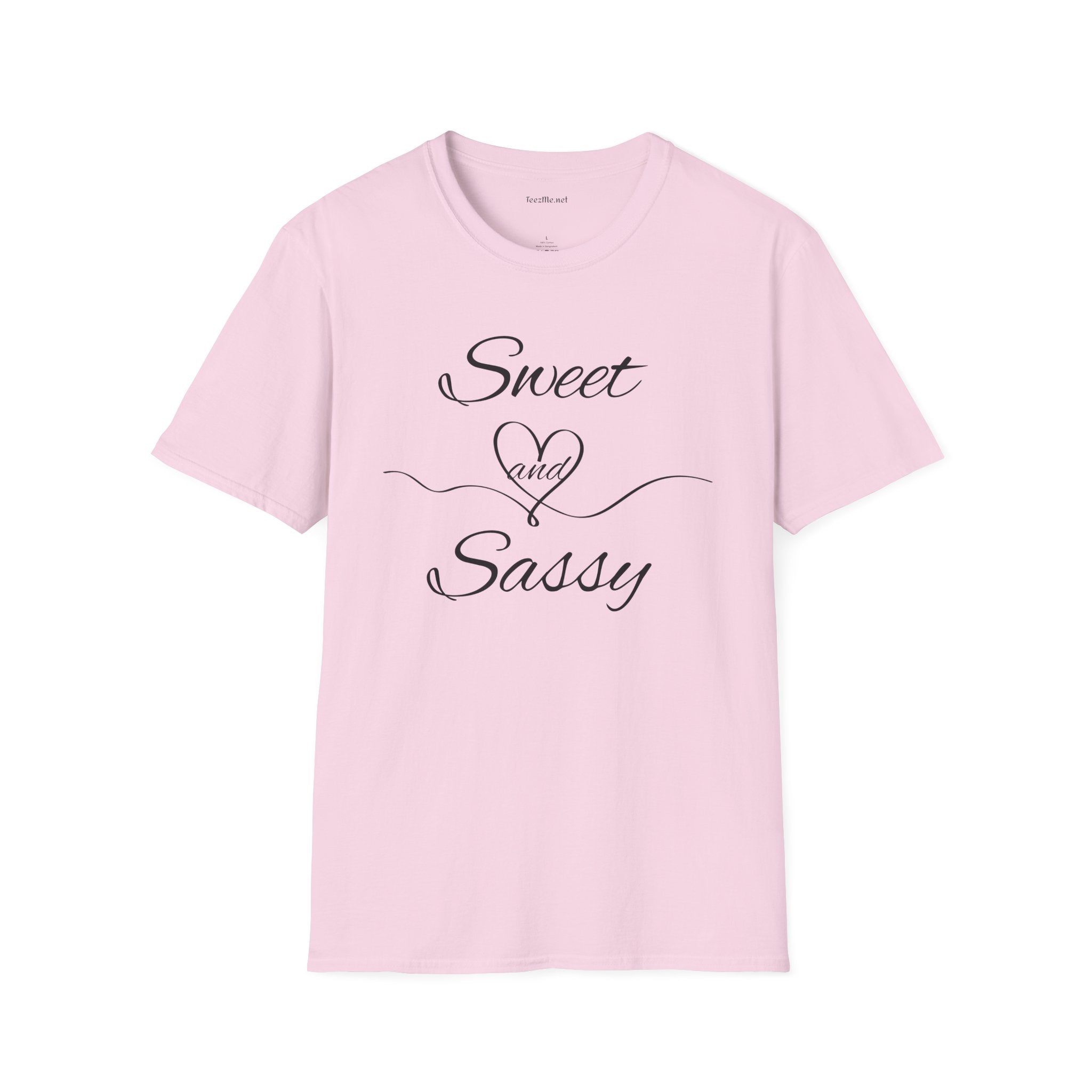 Sweet and Sassy - Unisex Softstyle T-Shirt 100% Cotton Graphic