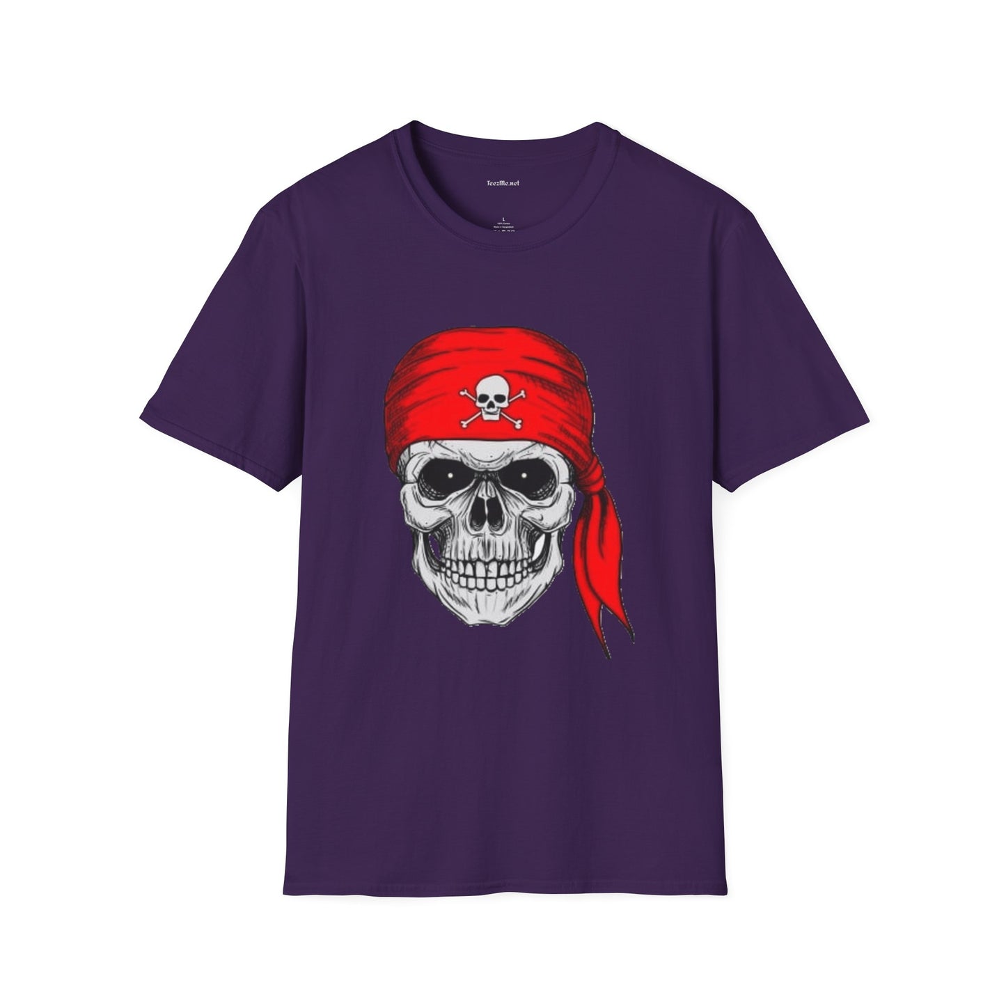 Pirate- Unisex Softstyle T-Shirt 100% Cotton Graphic